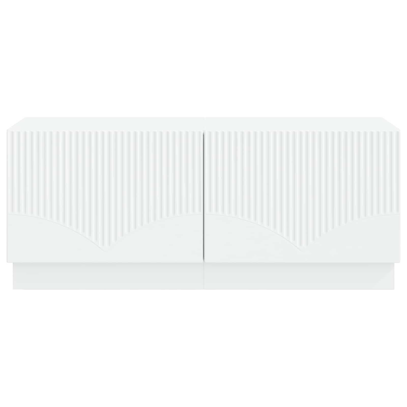 White TV Cabinet Engineered Wood 49x35x40cm