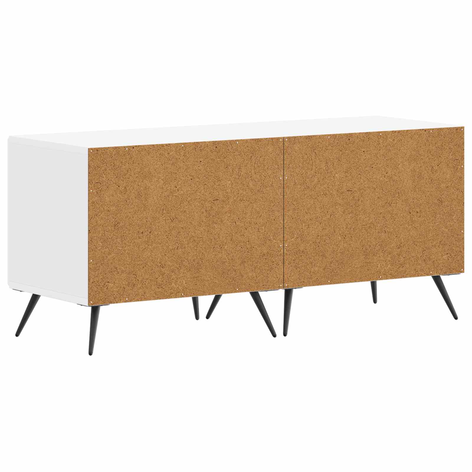 Modern TV Cabinet White Wood 49x35x43cm