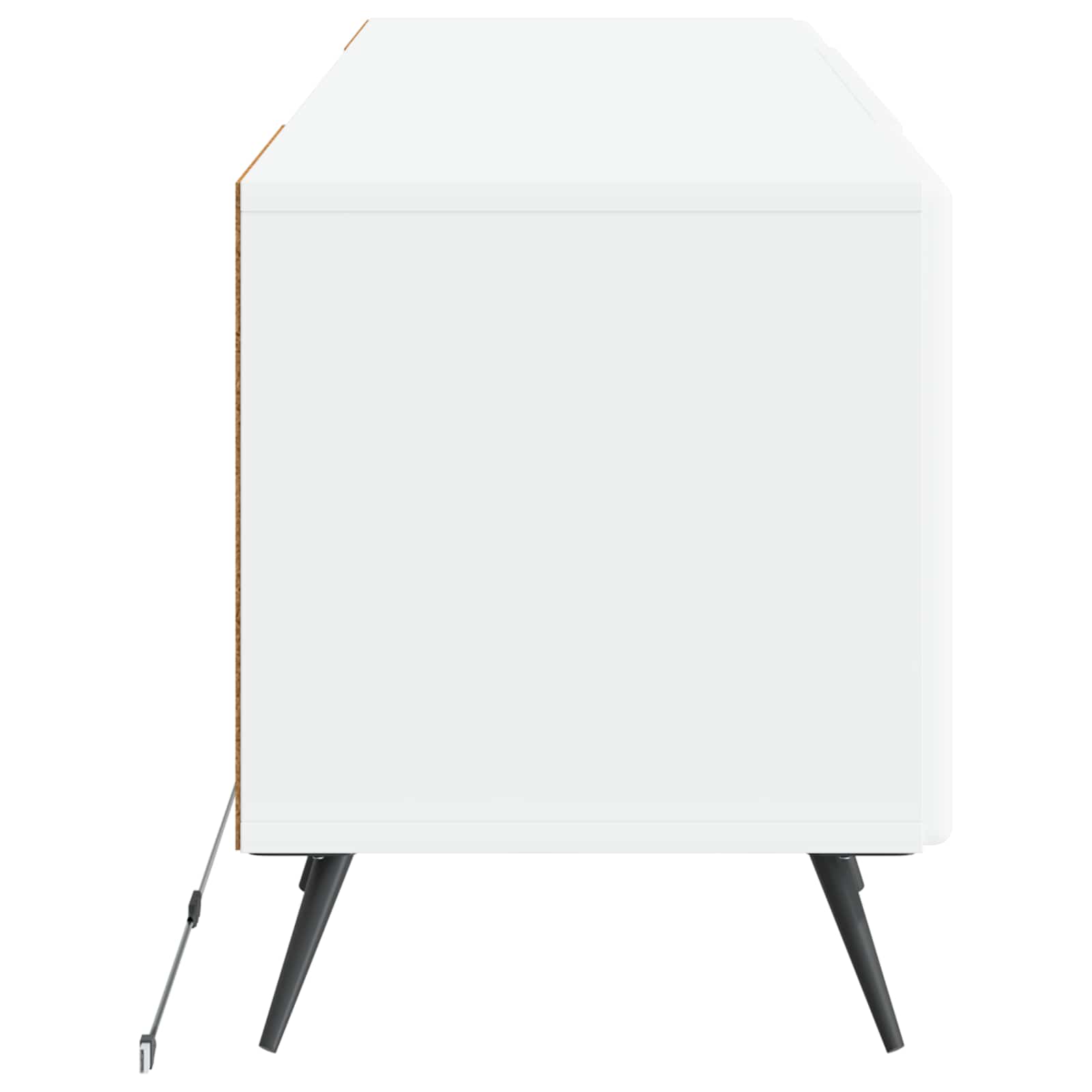 Modern TV Cabinet White Wood