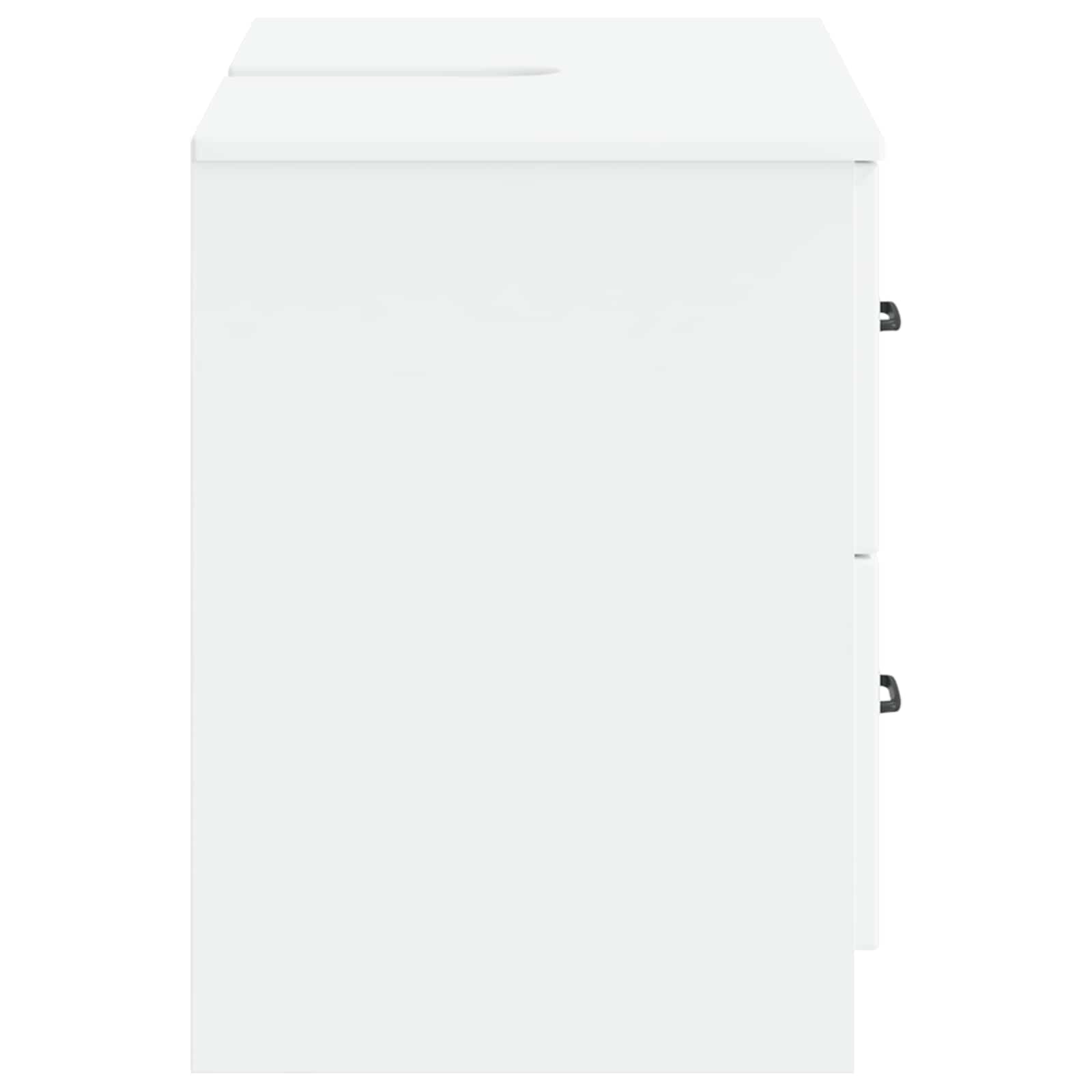 Bathroom Sink Cabinet White Modern 82x41x56cm