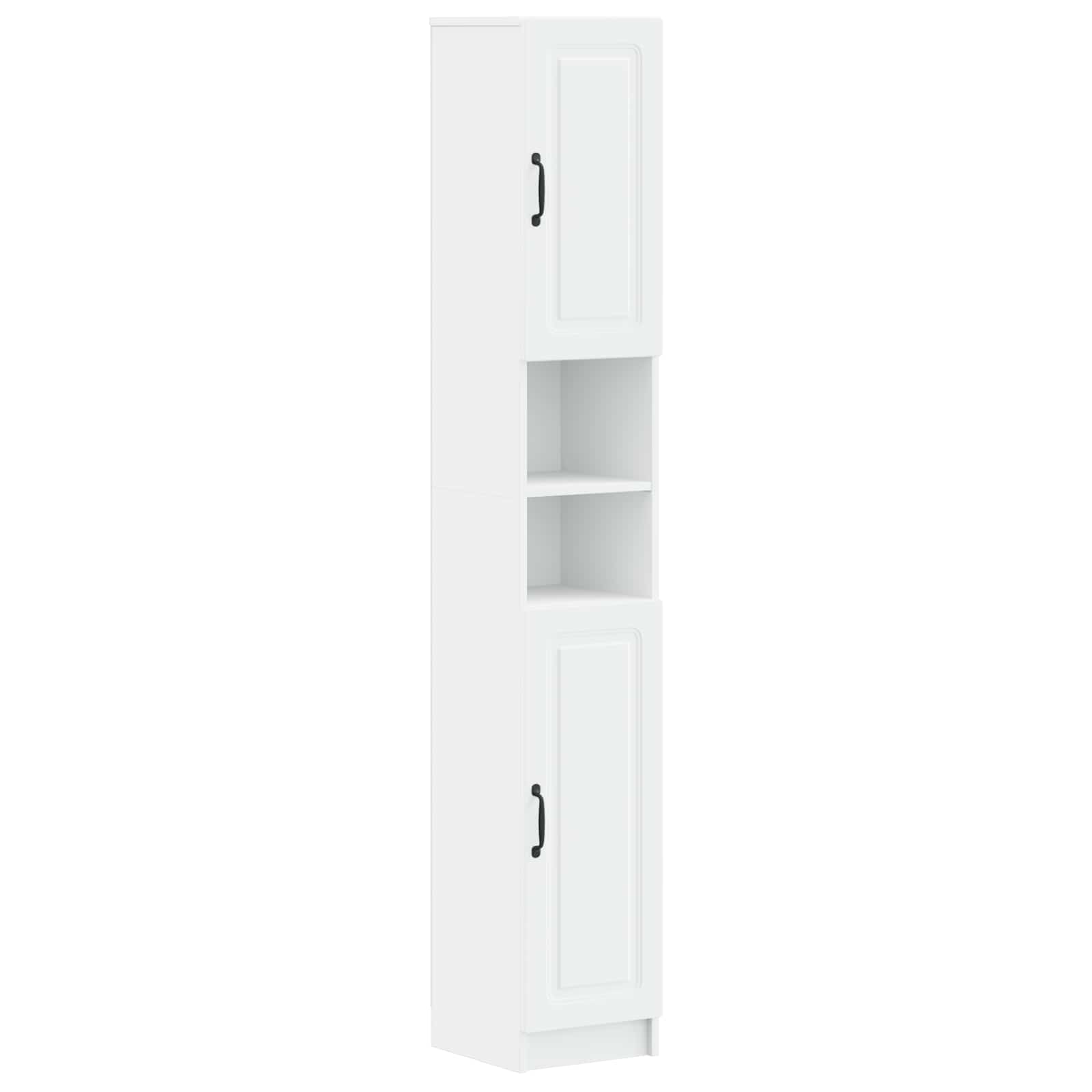 Bathroom Cabinet White Storage 30x31x187cm