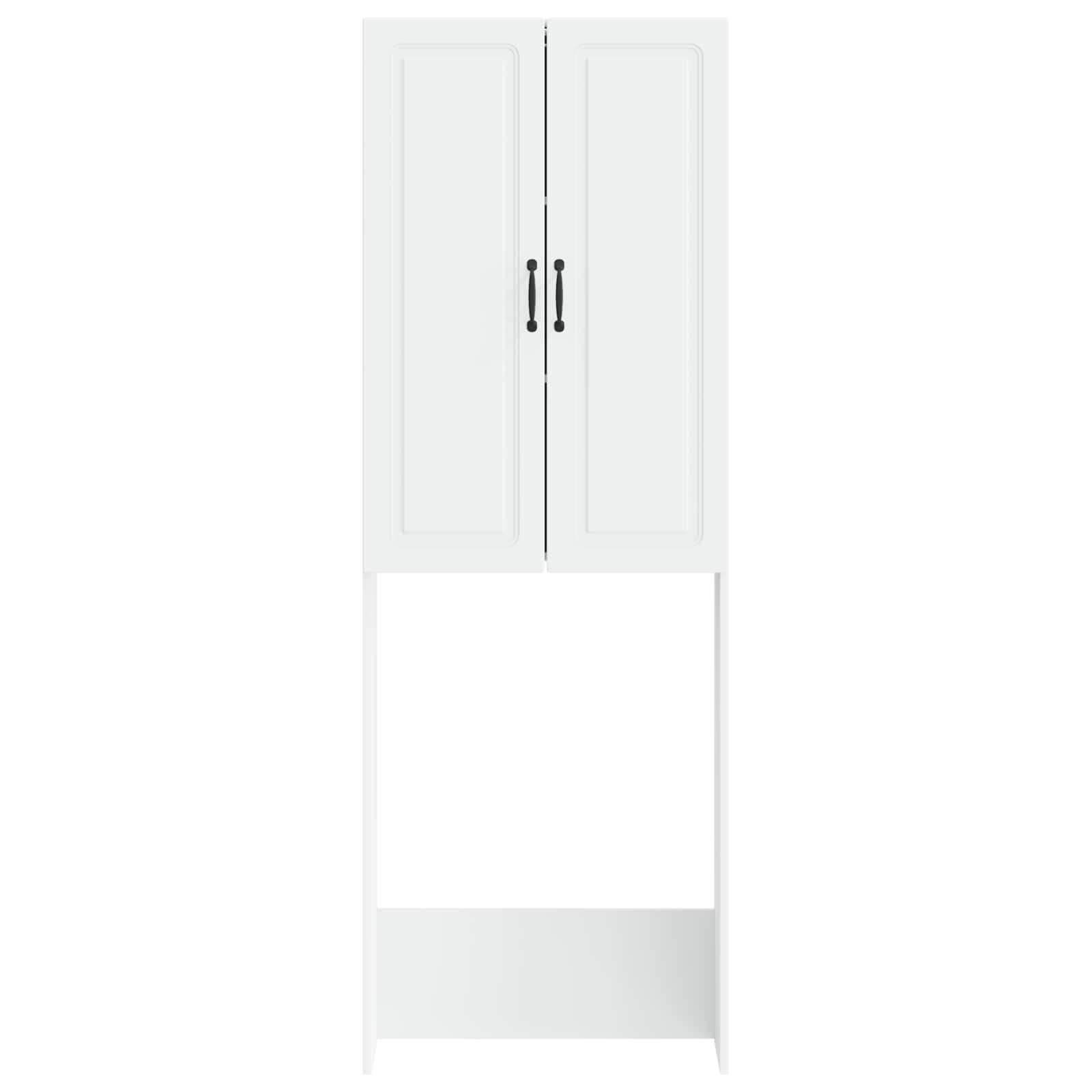 Bathroom Cabinet White Engineered 66 cm x 25.5 cm x 190 cm