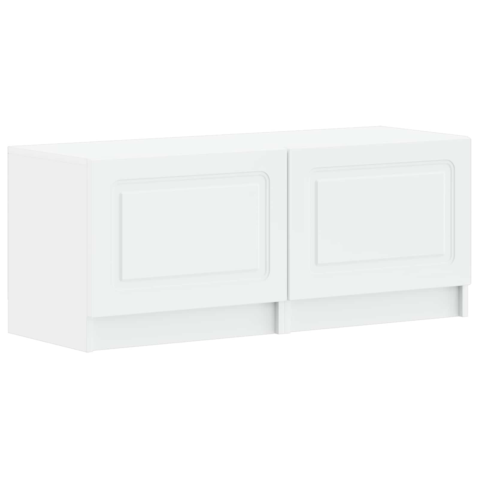 Modern TV Cabinet White Wood 49x35x40cm
