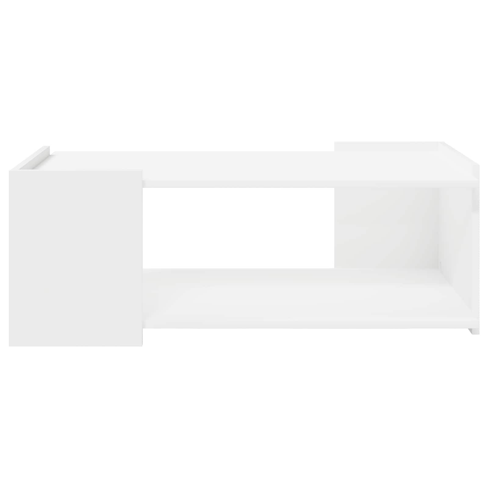 White Coffee Table Engineered Wood 90cm | Simpledeals