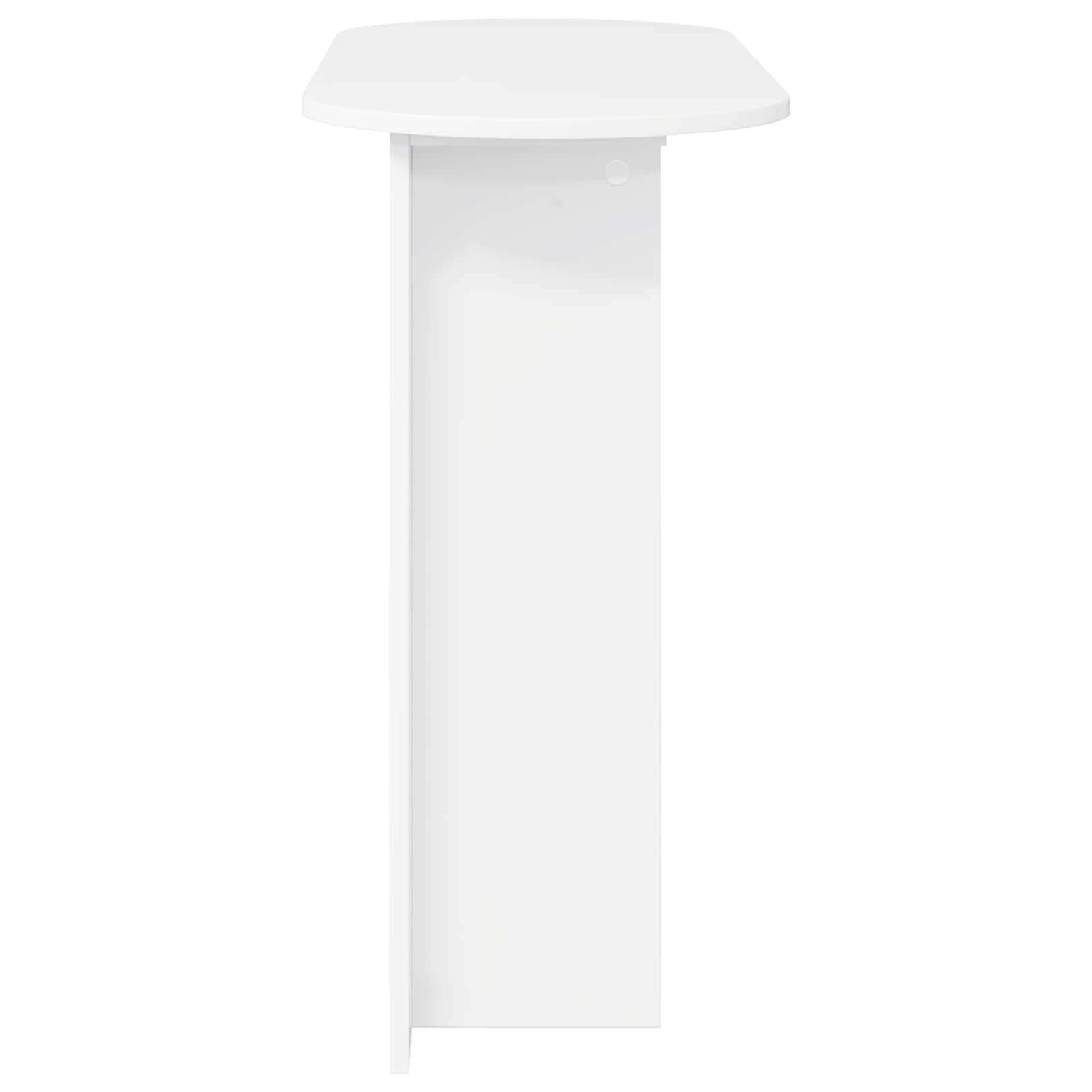 White Console Table Engineered Wood 100cm | Simpledeals