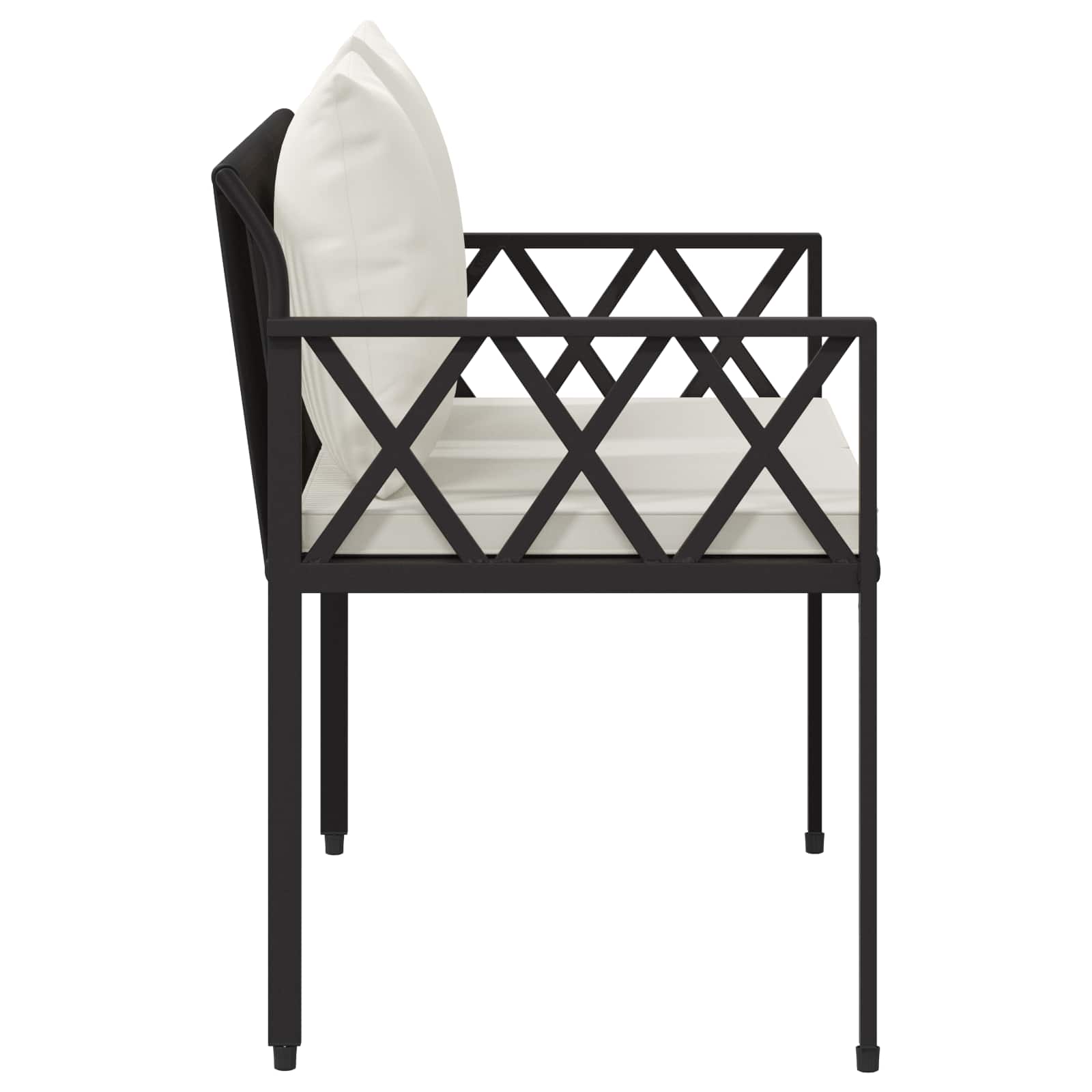 2-Seater Poly Rattan Outdoor Bench | Simpledeals