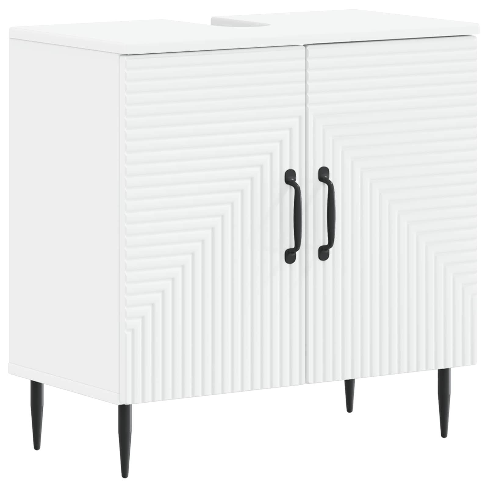 Bathroom Cabinet Set Engineered Wood 30x31x190cm