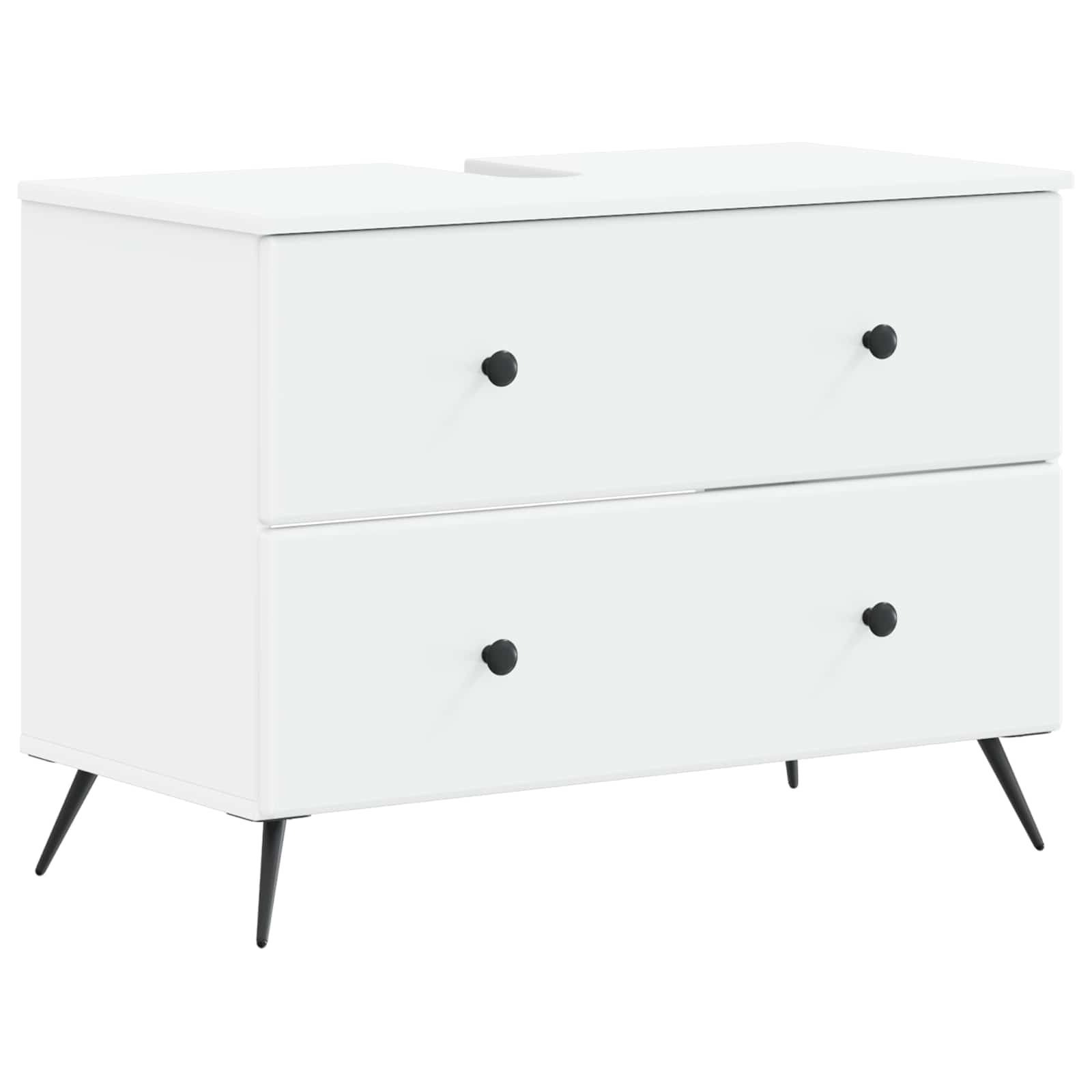 Bathroom Cabinet Set White Engineered Wood 30x31x190cm