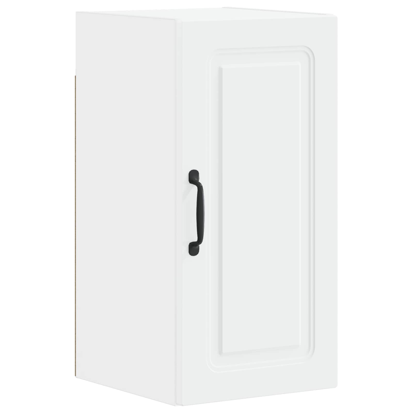 Bathroom Cabinet White Engineered Wood 30x31x190cm