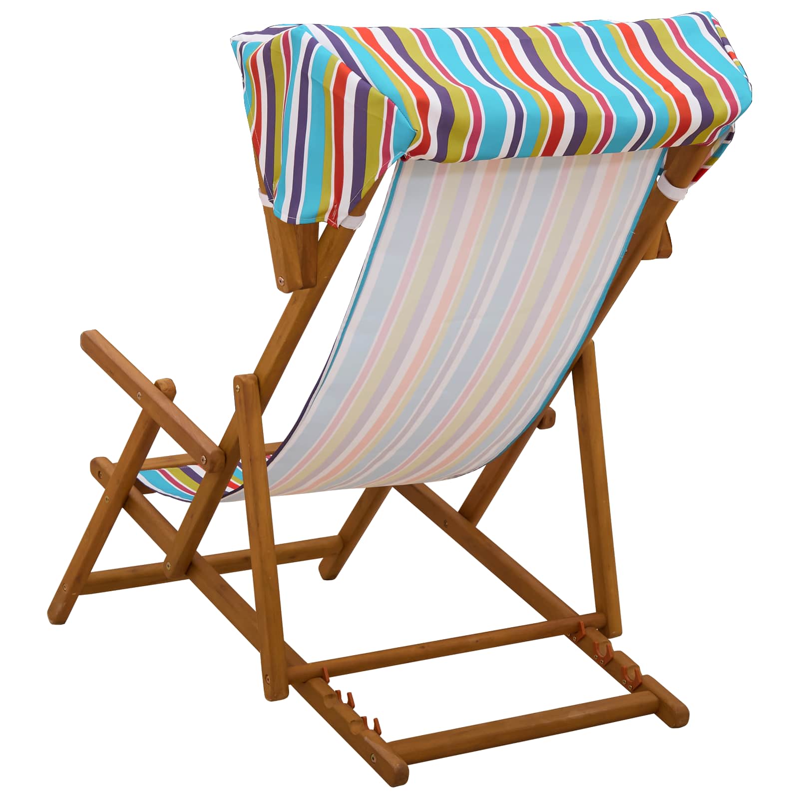 Outdoor Deck Chair 3 Position 67.5x113x103cm