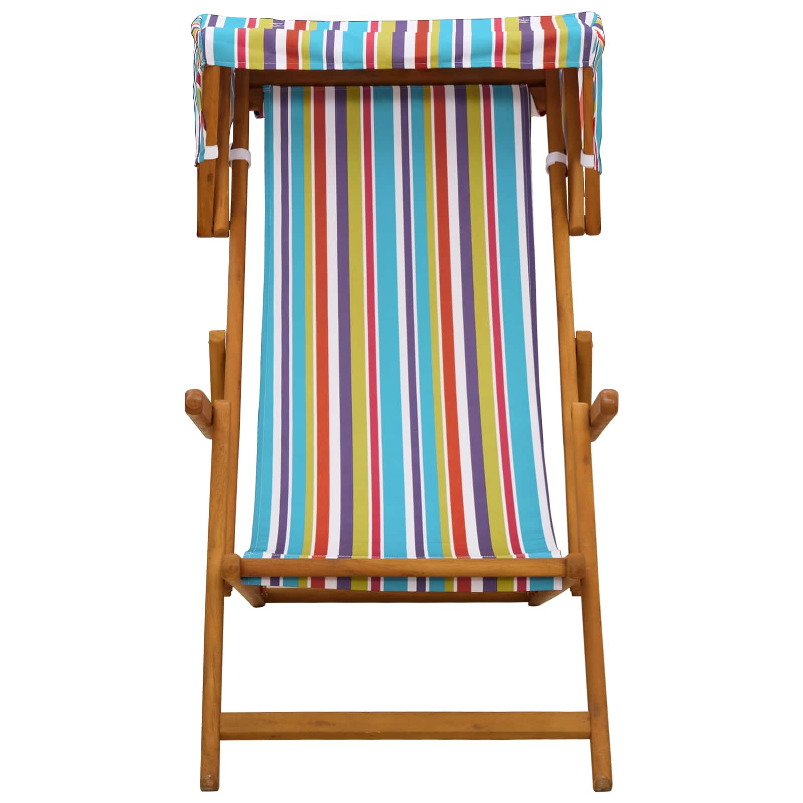 Outdoor Deck Chair 3 Position 67.5x113x103cm
