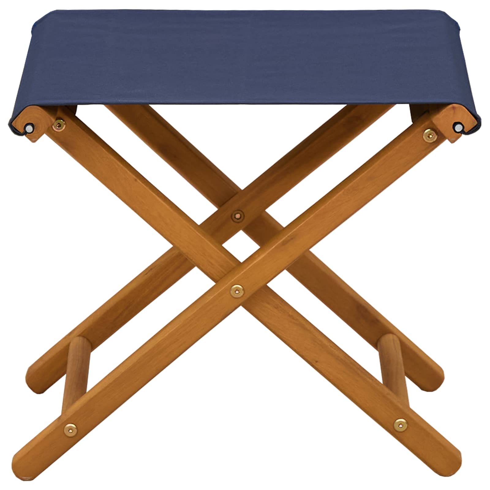 Outdoor Deck Chairs Blue Solid Wood 41x42x36.5cm