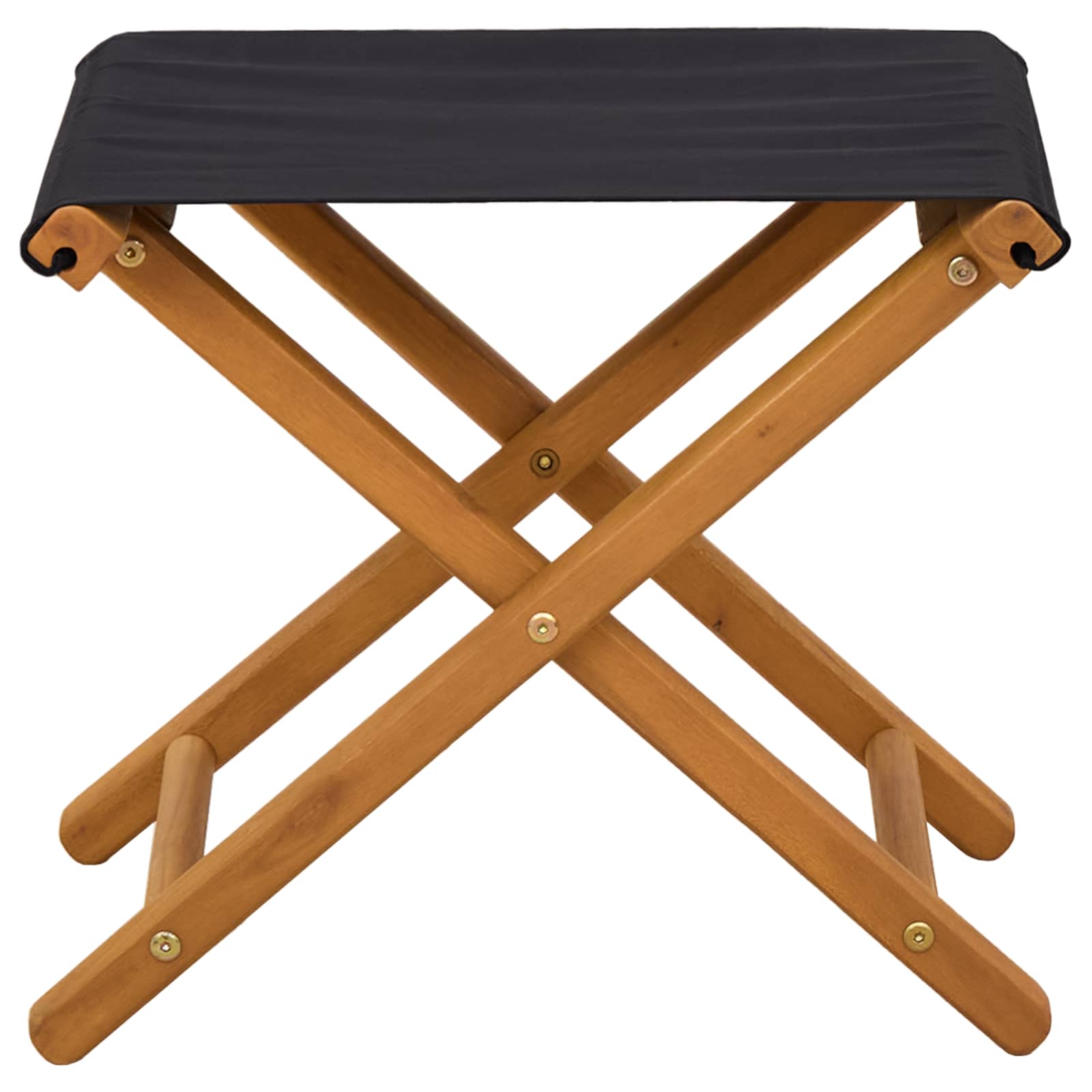 Outdoor Deck Chairs Solid Wood Black 41x42x36.5cm