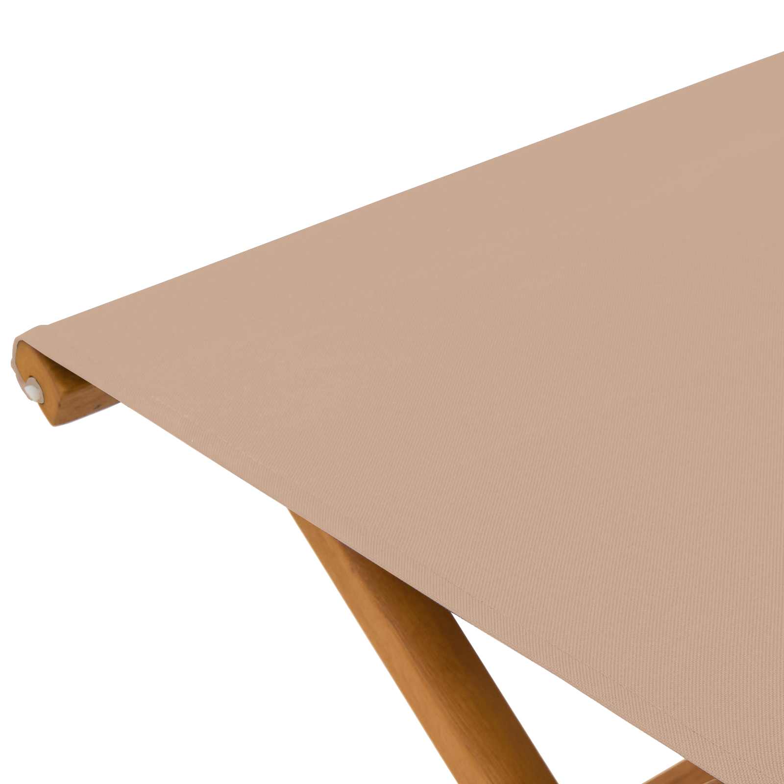 Outdoor Deck Chair Solid Wood Taupe 41x42x36.5cm