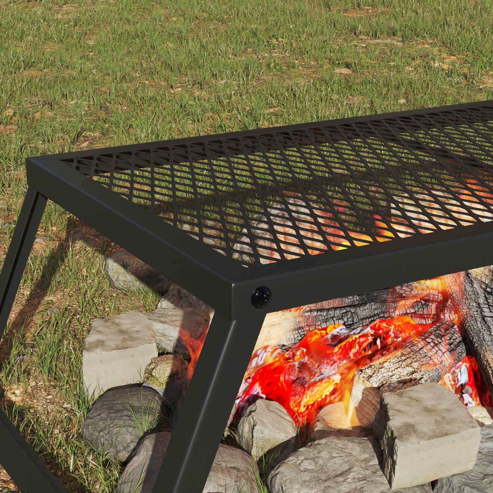 Foldable Camping Grill Portable BBQ Grate | Simpledeals