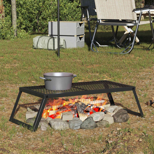 Foldable Camping Grill Portable BBQ Grate - Home & Garden > Kitchen & Dining > Kitchen Appliances > Outdoor Grills