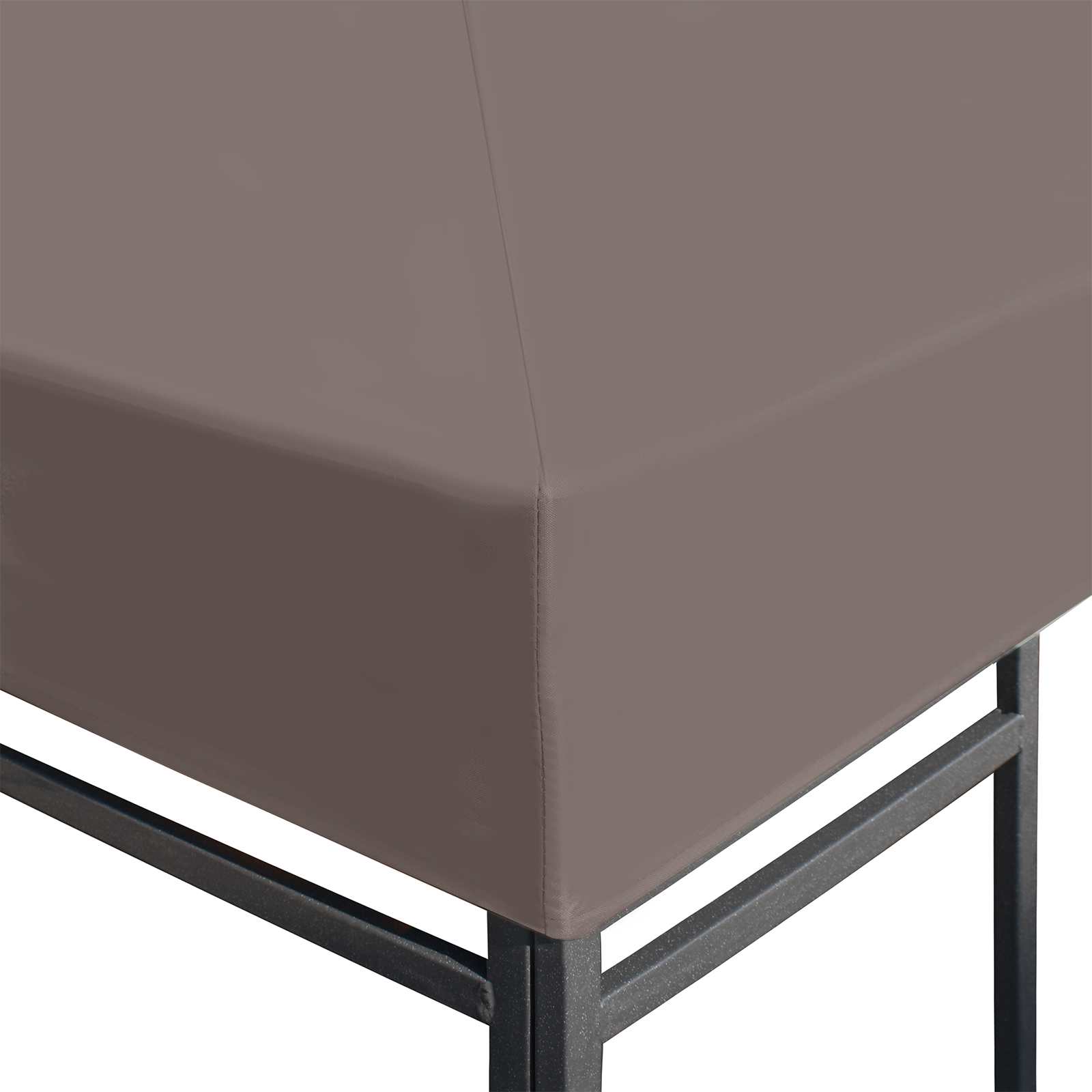 Gazebo Cover 3x3m Taupe Waterproof Steel | Simpledeals