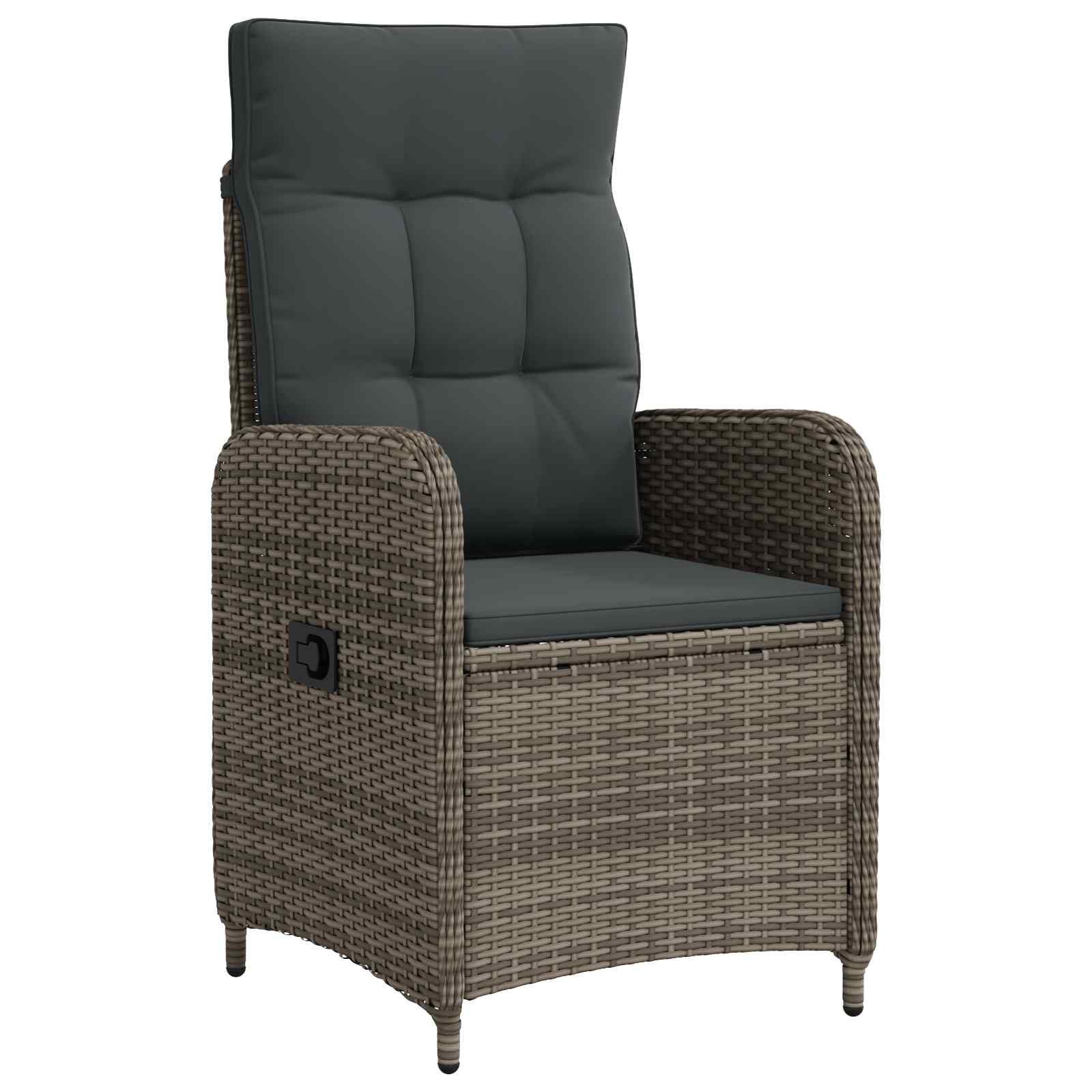 Outdoor Dining Set Grey 57x63x94cm