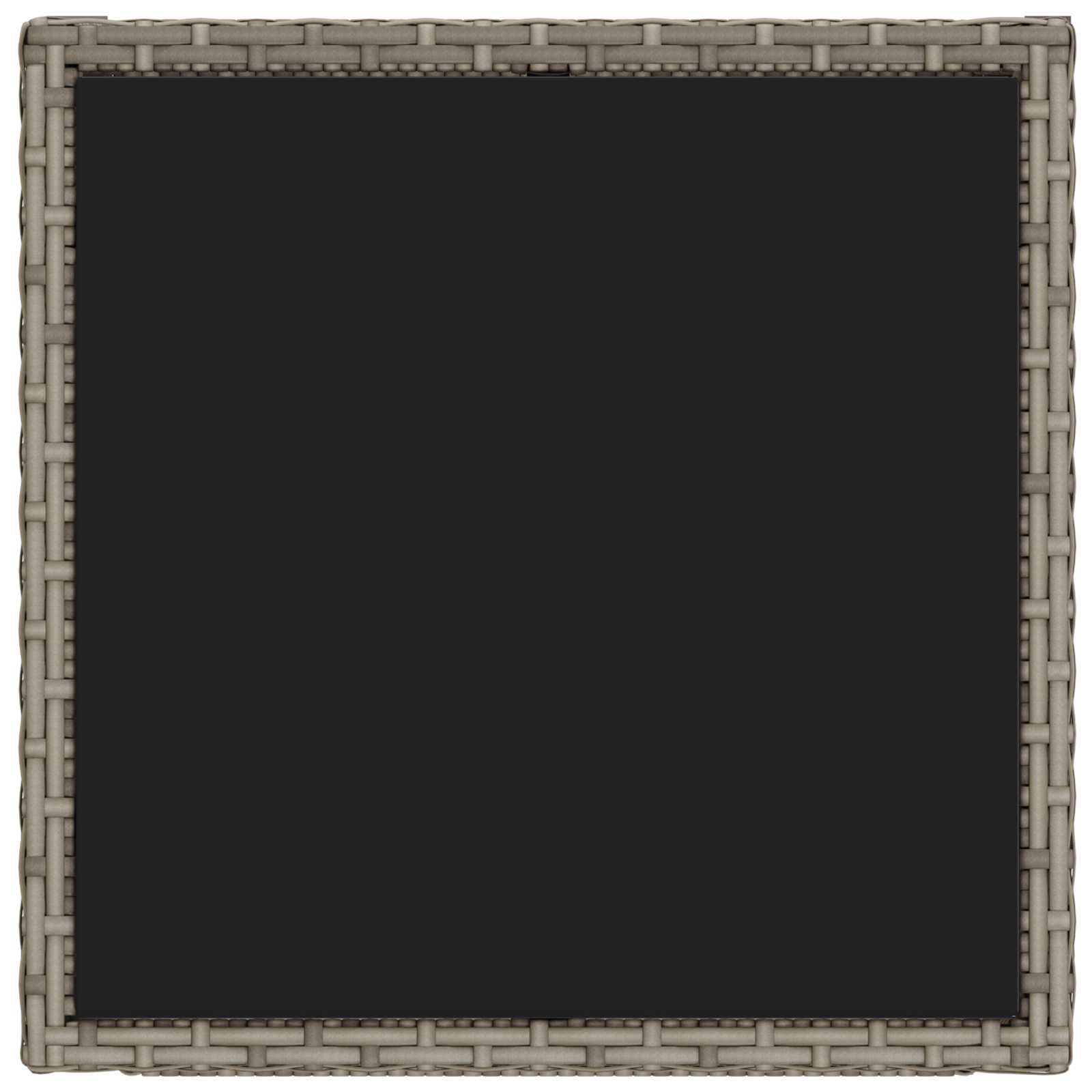 Grey Garden Lounge Set 2pc 57x63x94cm