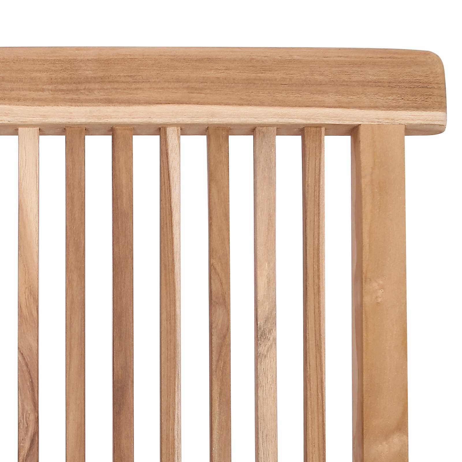 Natural Teak Folding Chair Set 47.5x61x89cm