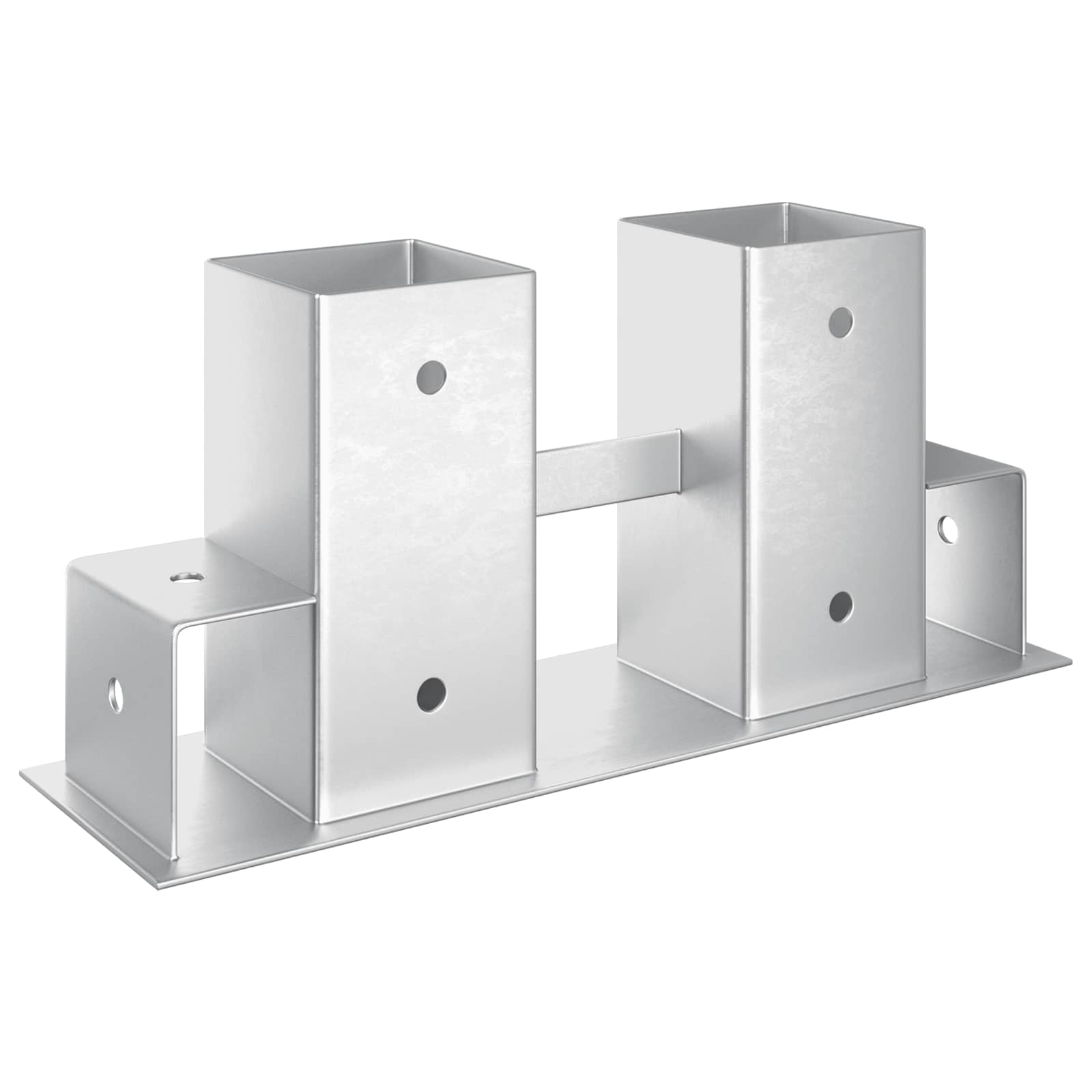 Firewood Stack Aid 12pc Steel Silver | Simpledeals