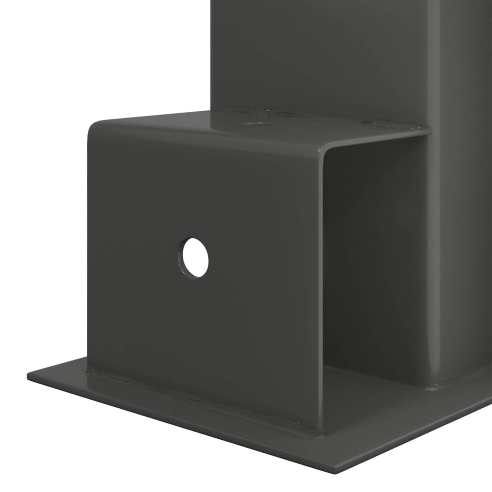 Steel Firewood Stack Aid Anthracite 2pk | Simpledeals