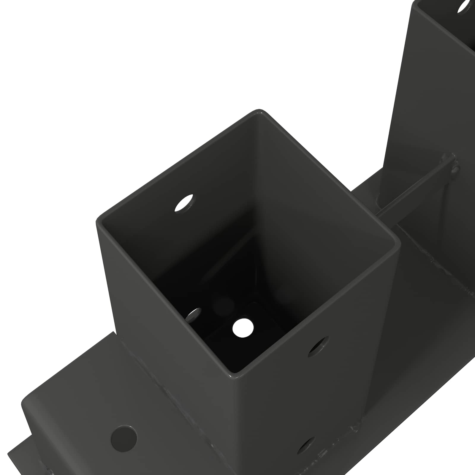 Steel Firewood Stack Aid Anthracite 2pk | Simpledeals