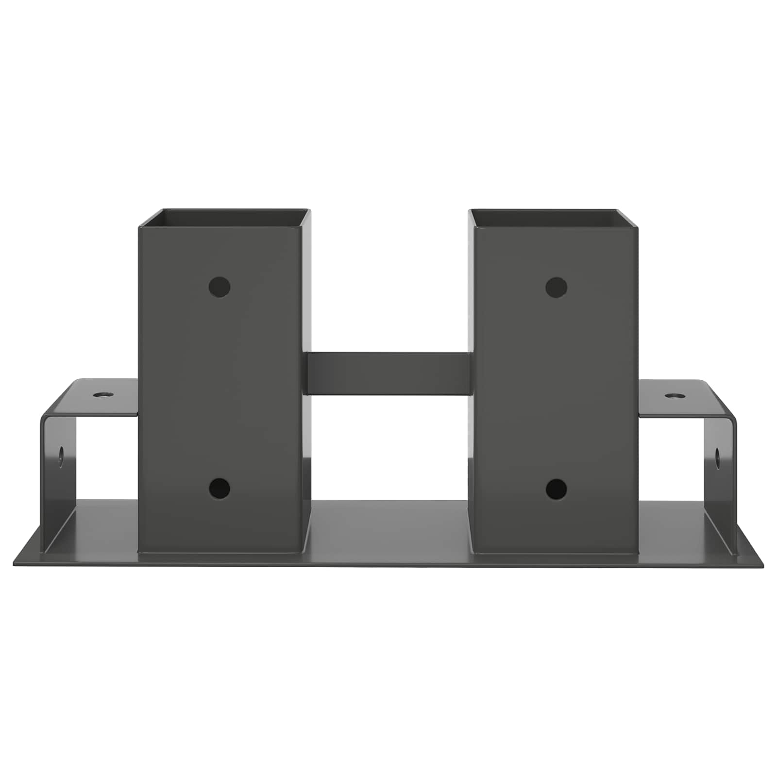 Steel Firewood Stack Aids 4pc Anthracite | Simpledeals