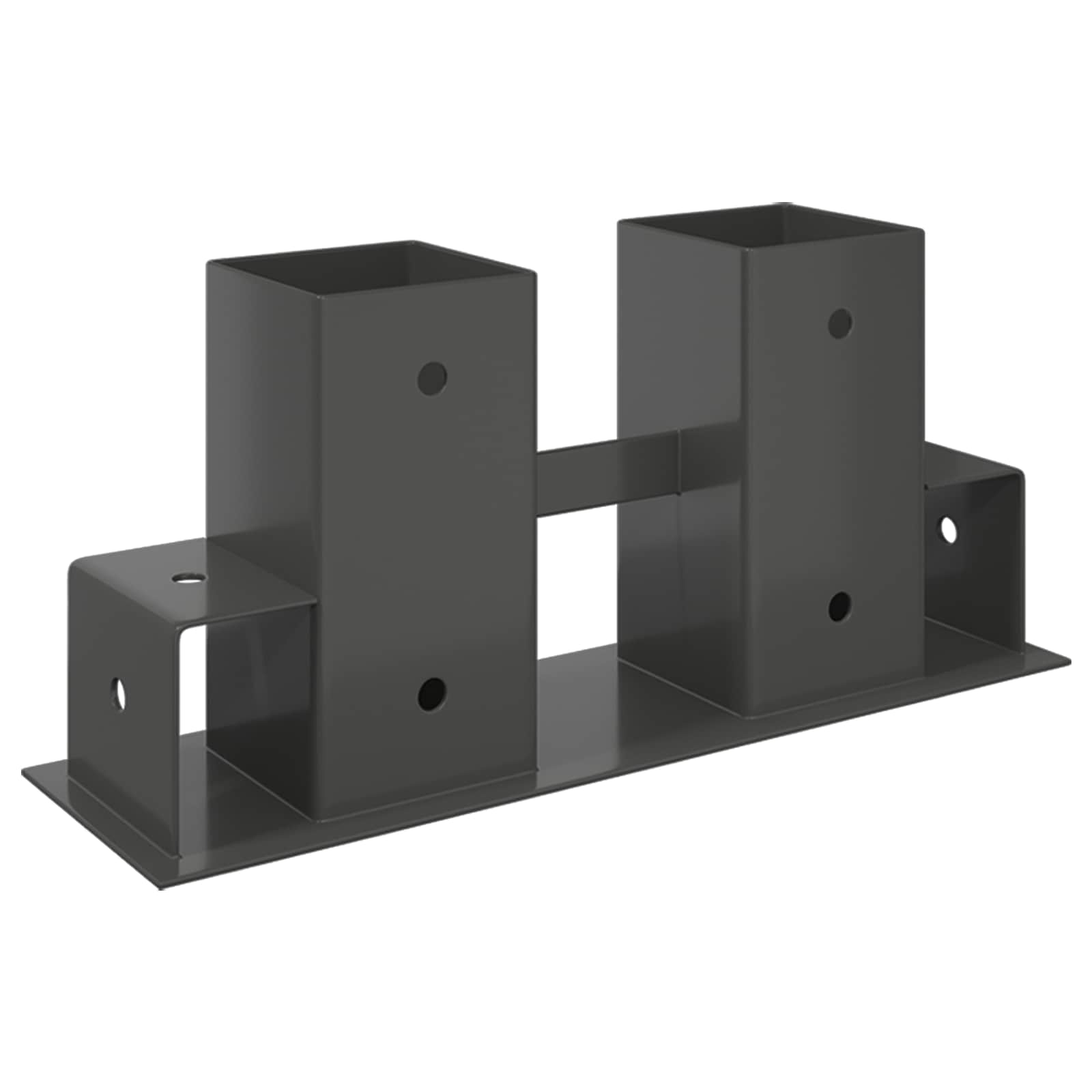 Steel Firewood Stack Aids 12pk Anthracite | Simpledeals