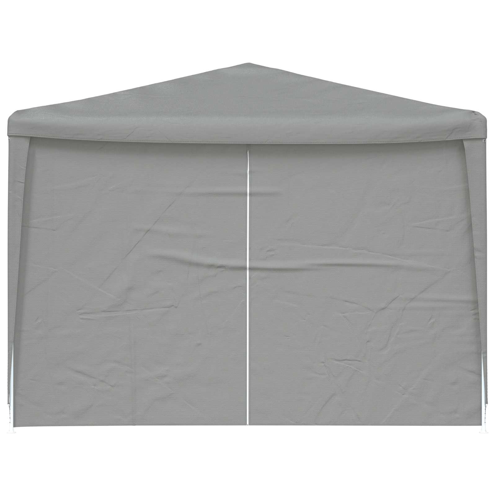 Party Tent 9x3m PE Steel Light Grey | Simpledeals