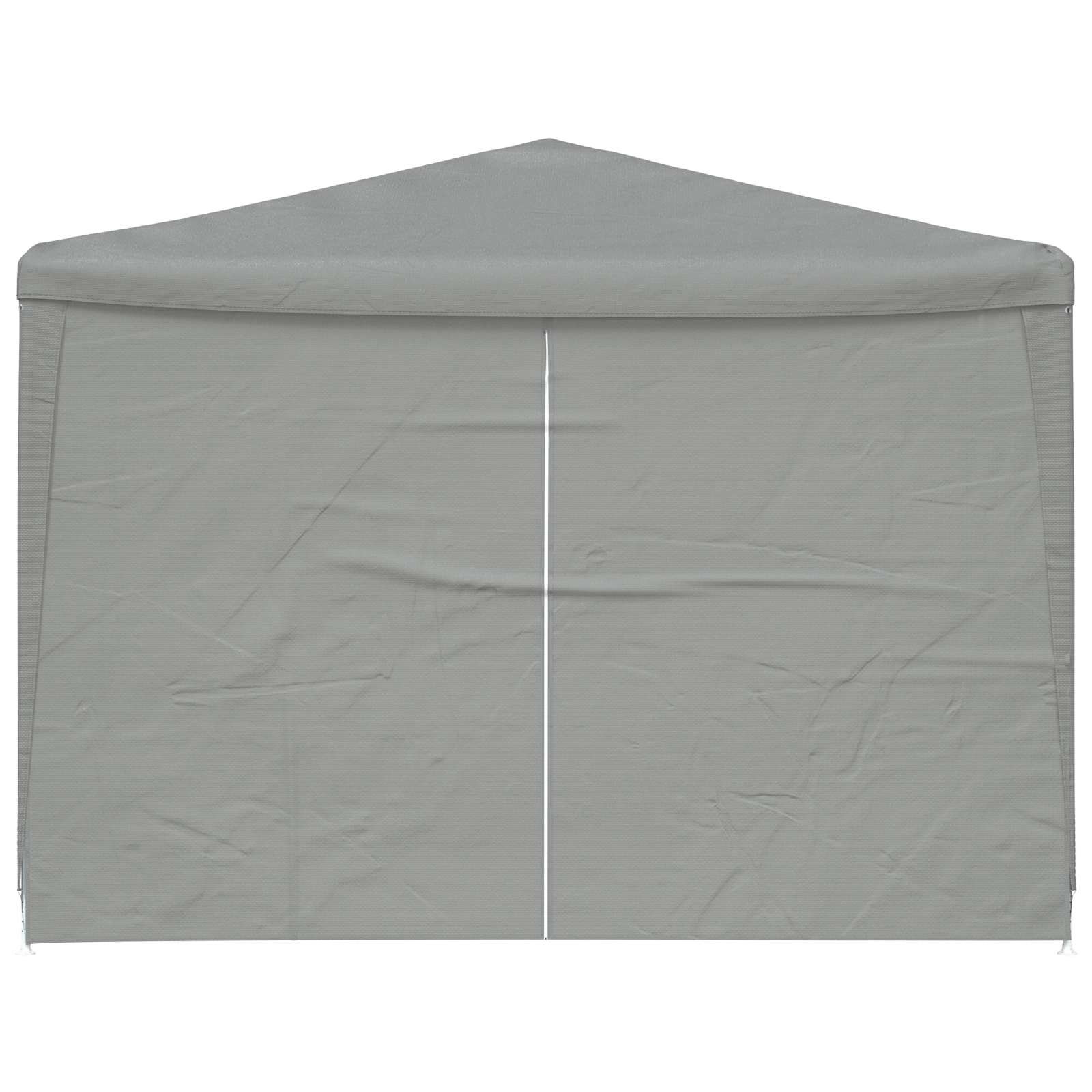 Party Tent 12x3m Light Grey PE Steel | Simpledeals