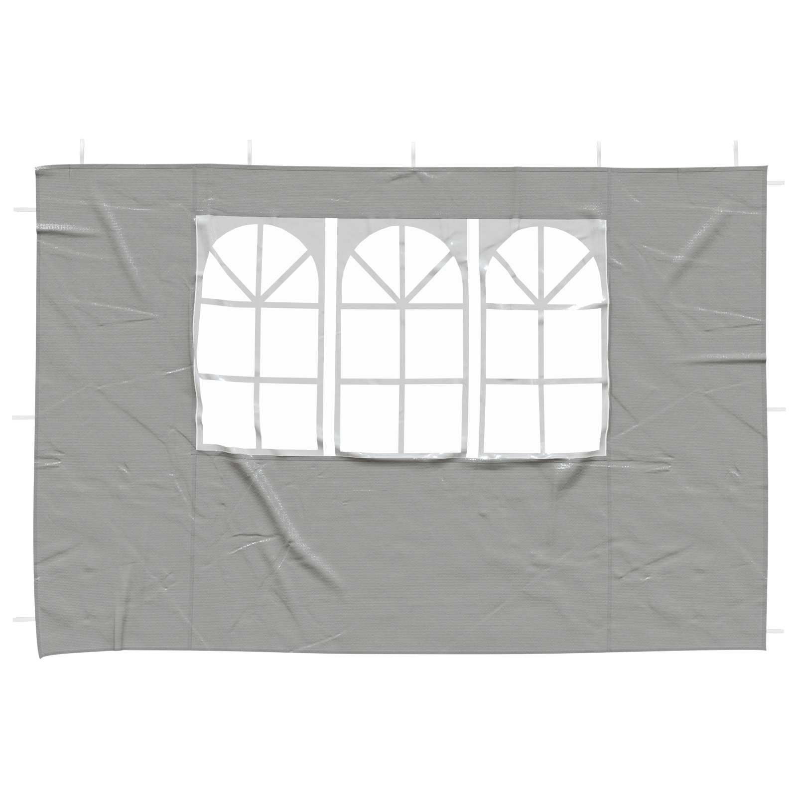 Party Tent Sidewalls 300x195cm Light Grey PE | Simpledeals