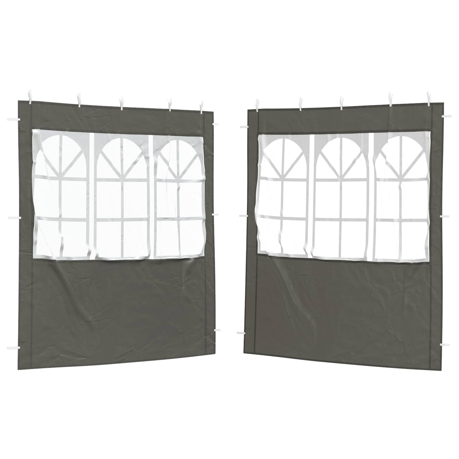Party Tent Sidewalls 200x195cm Anthracite | Simpledeals