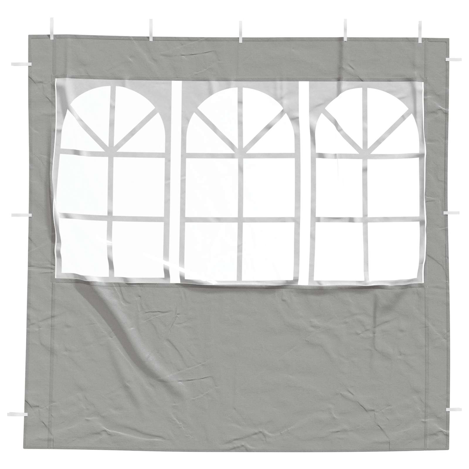 Party Tent Sidewalls 200x195cm Light Grey 2pk | Simpledeals