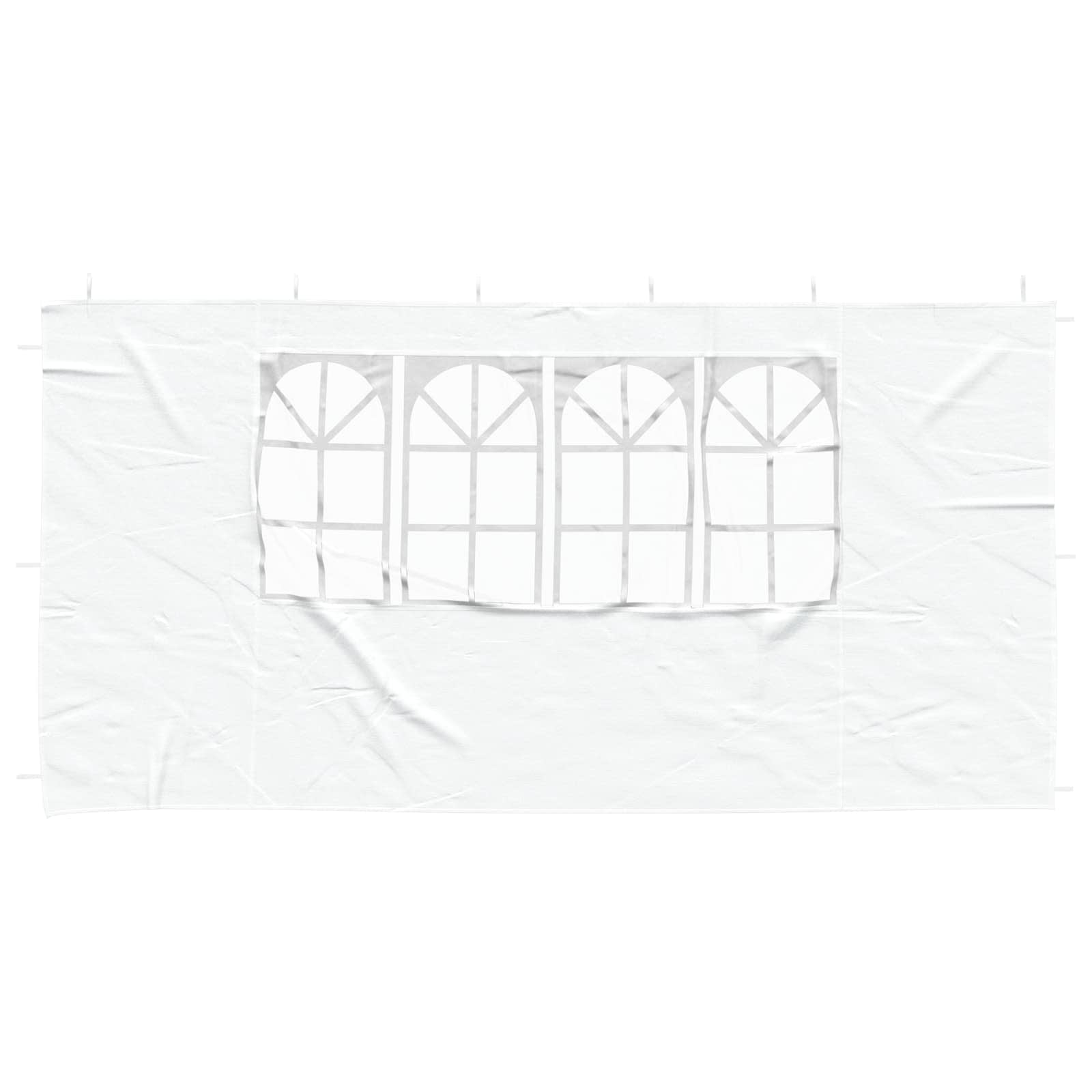 Party Tent Sidewalls 400x195cm White PE | Simpledeals