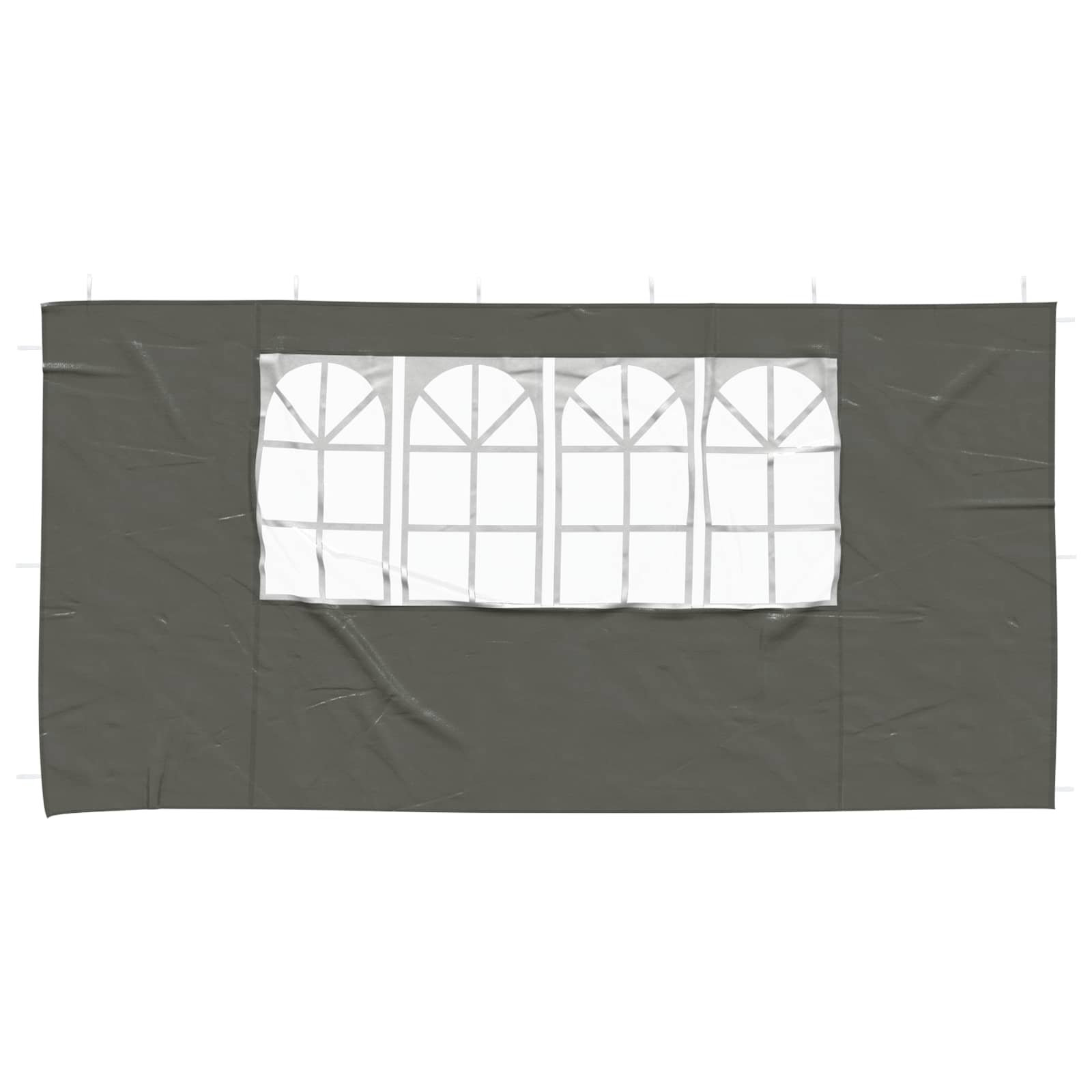 Party Tent Sidewalls 400x195cm Anthracite PE | Simpledeals