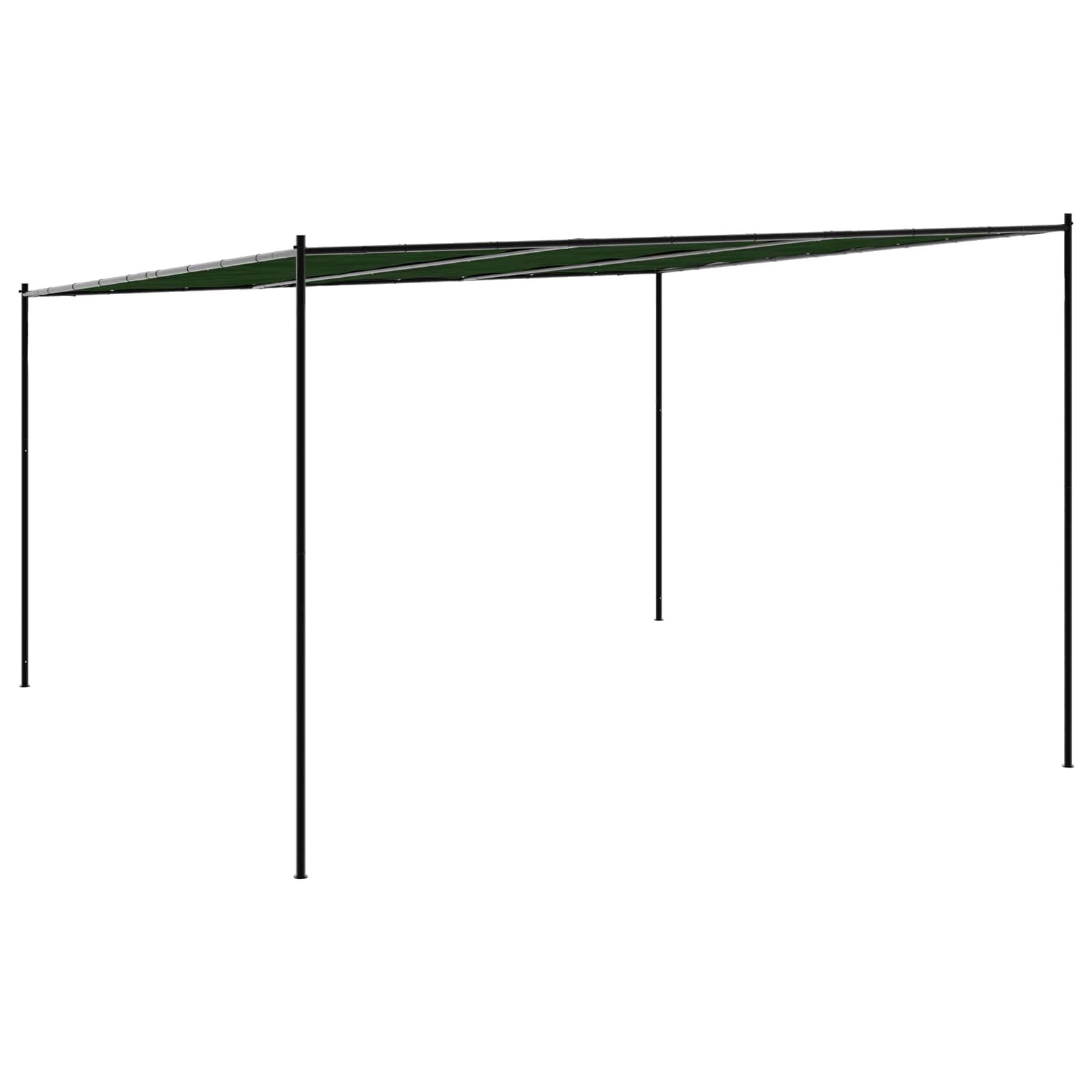 Louvred Gazebo 4x4m Steel Frame Green | Simpledeals