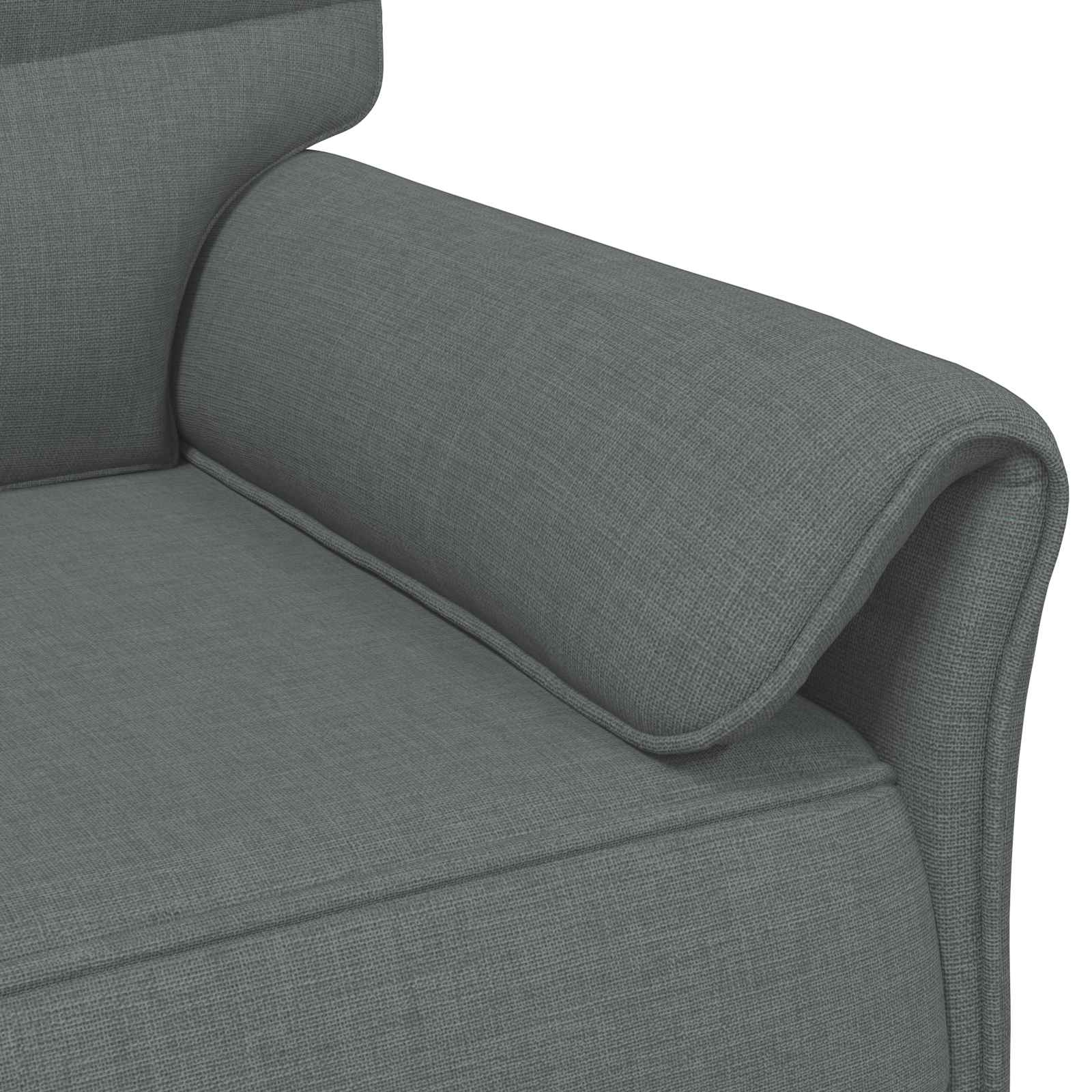 Grey Fabric Sofa Set 158x83x95cm