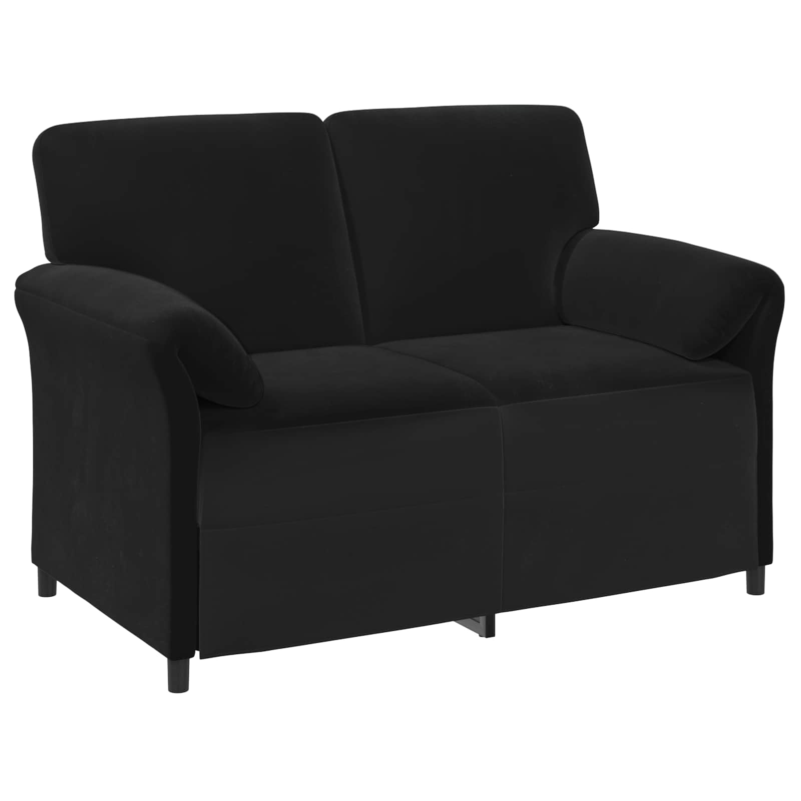 Black Velvet Sofa Set 138x83x95cm