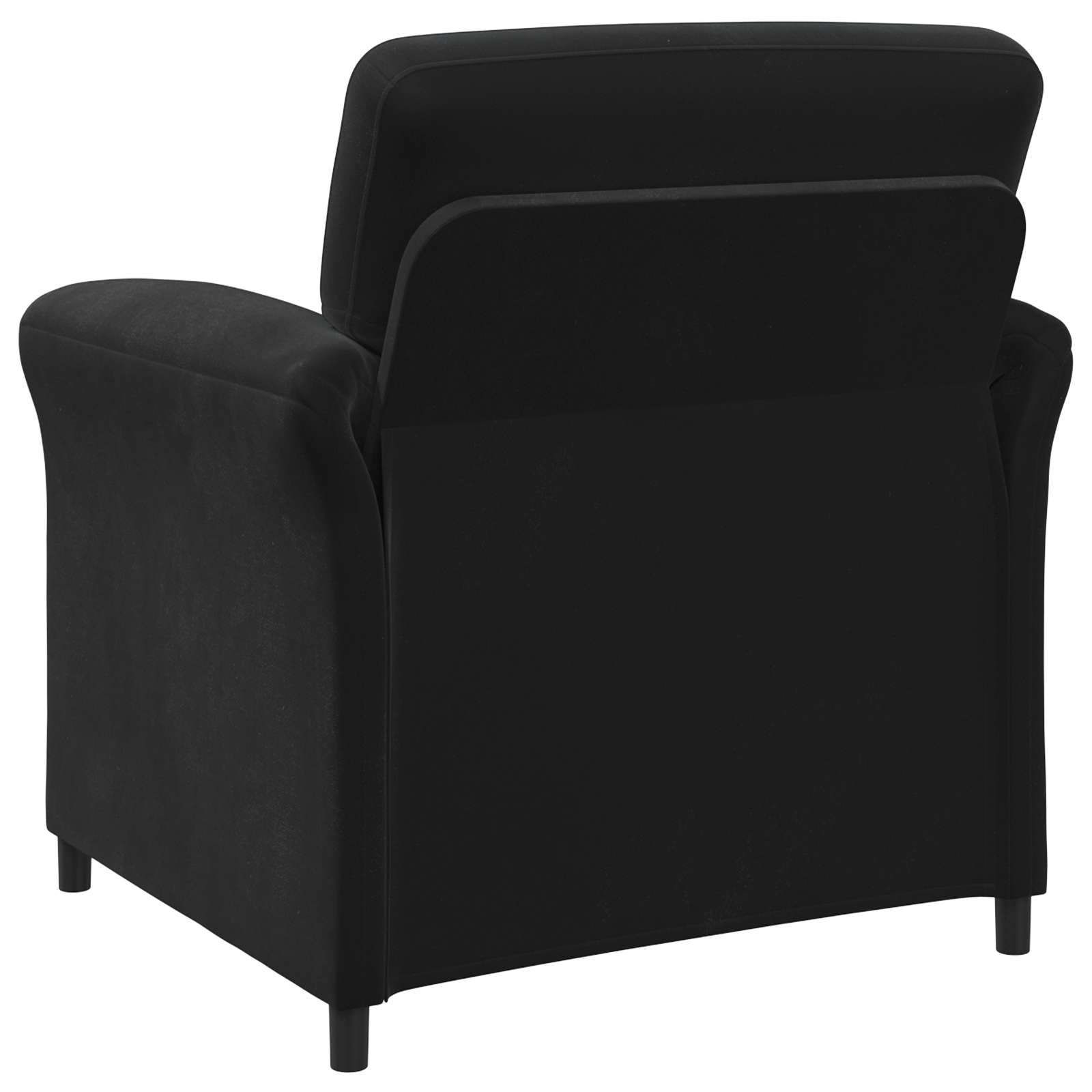 Black Velvet Sofa Set 138x83x95cm
