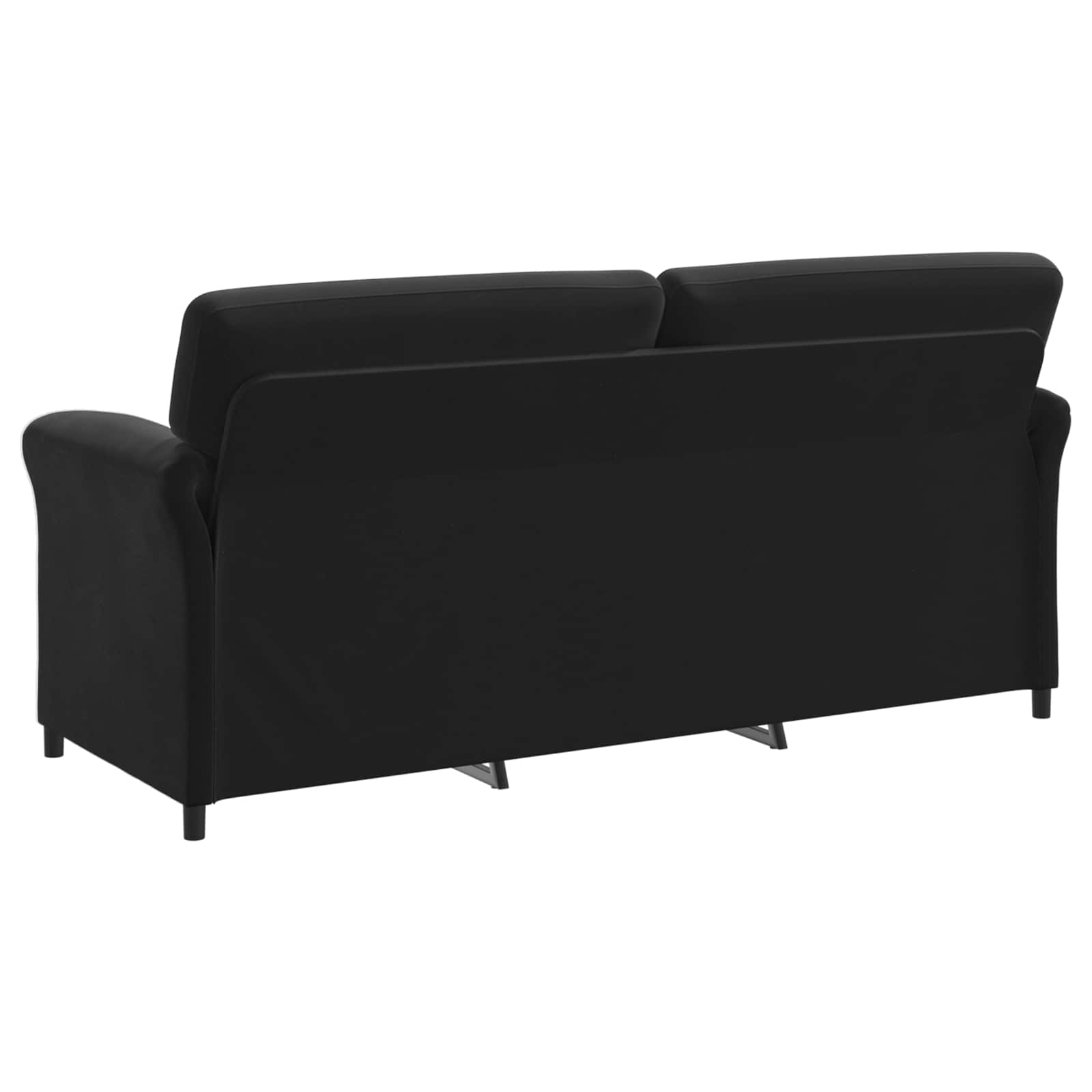 Black Velvet Sofa Set 198x83x95cm