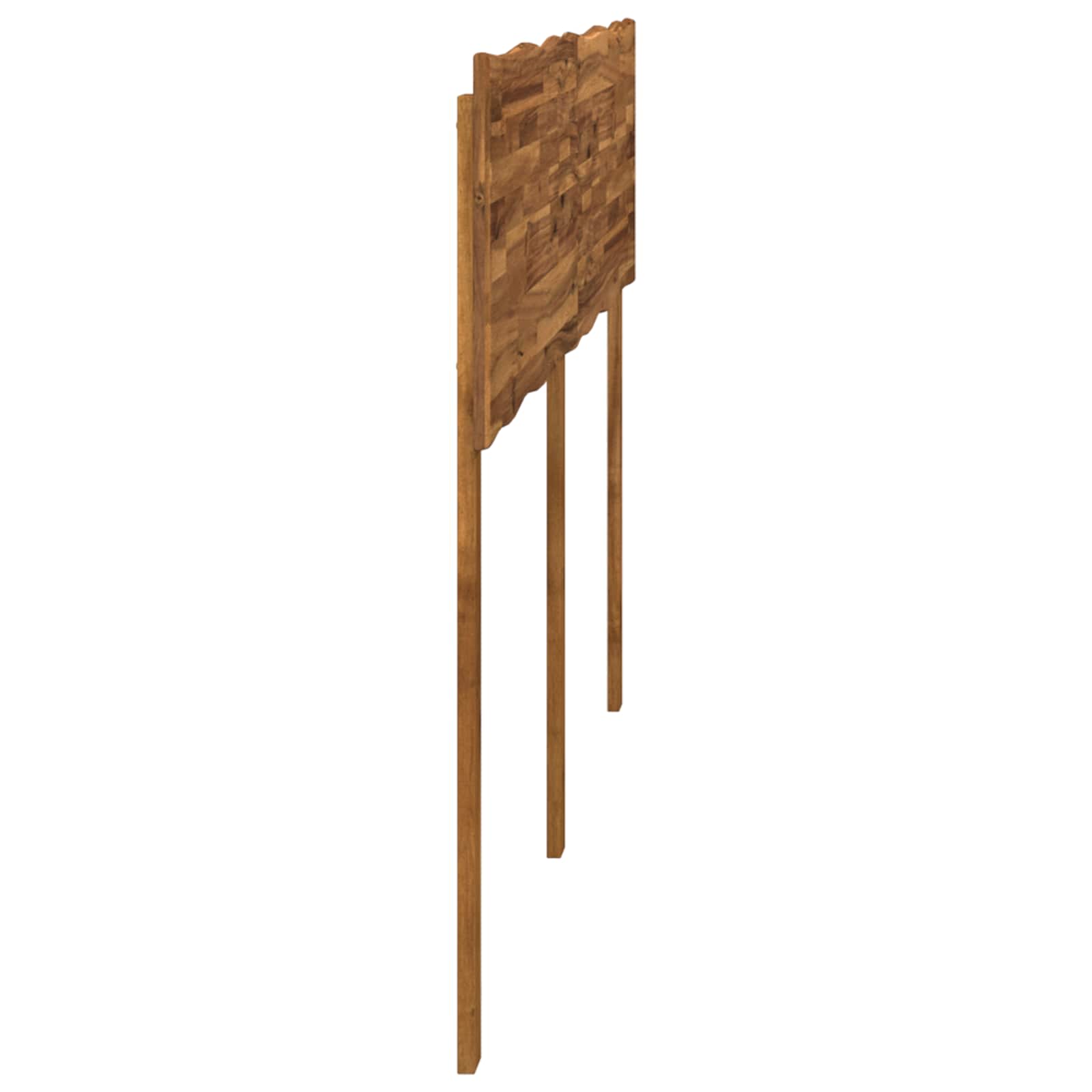 Live Edge Headboard Natural Solid Wood 139x3.6x101cm
