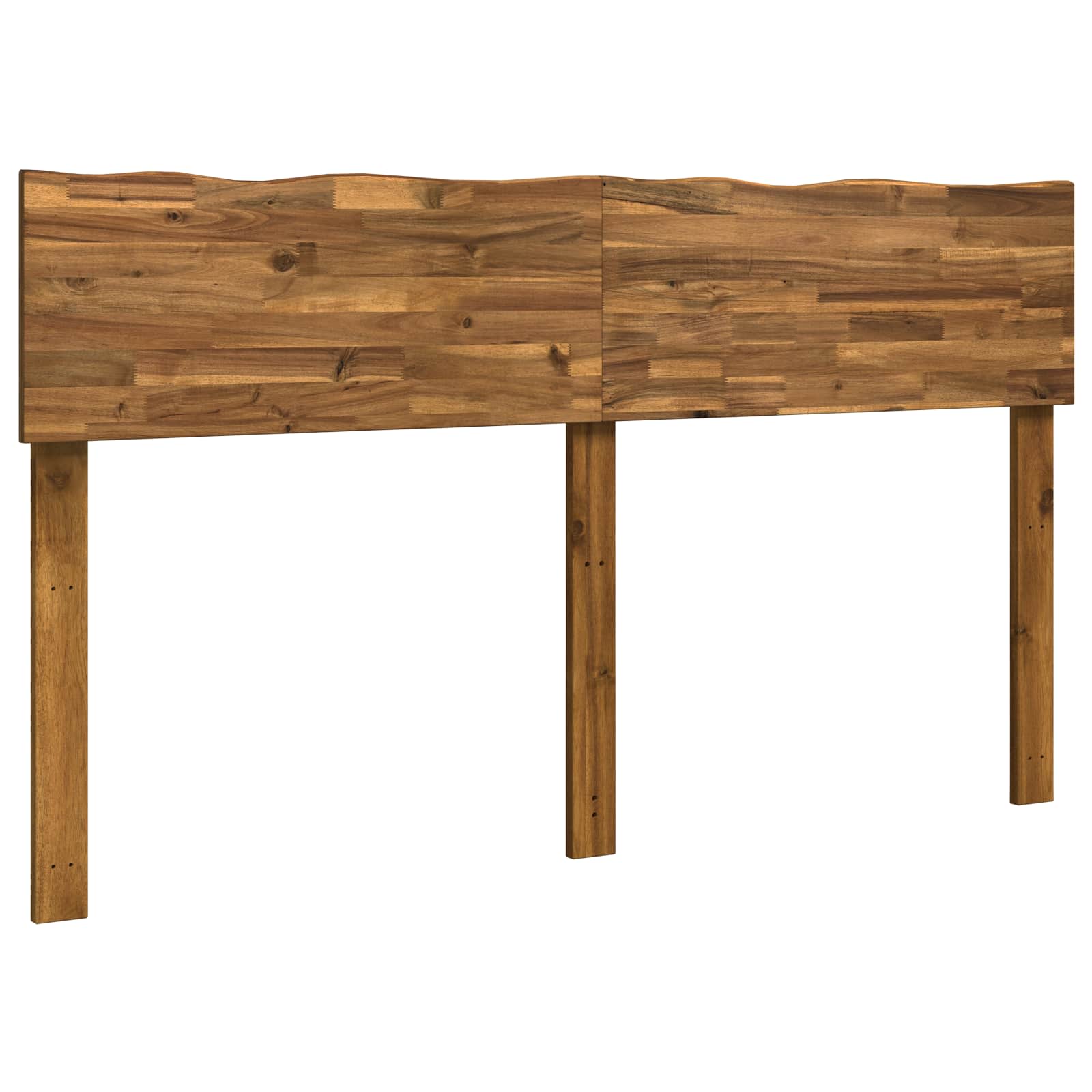 Natural Live Edge Headboard 154x3.6x81cm