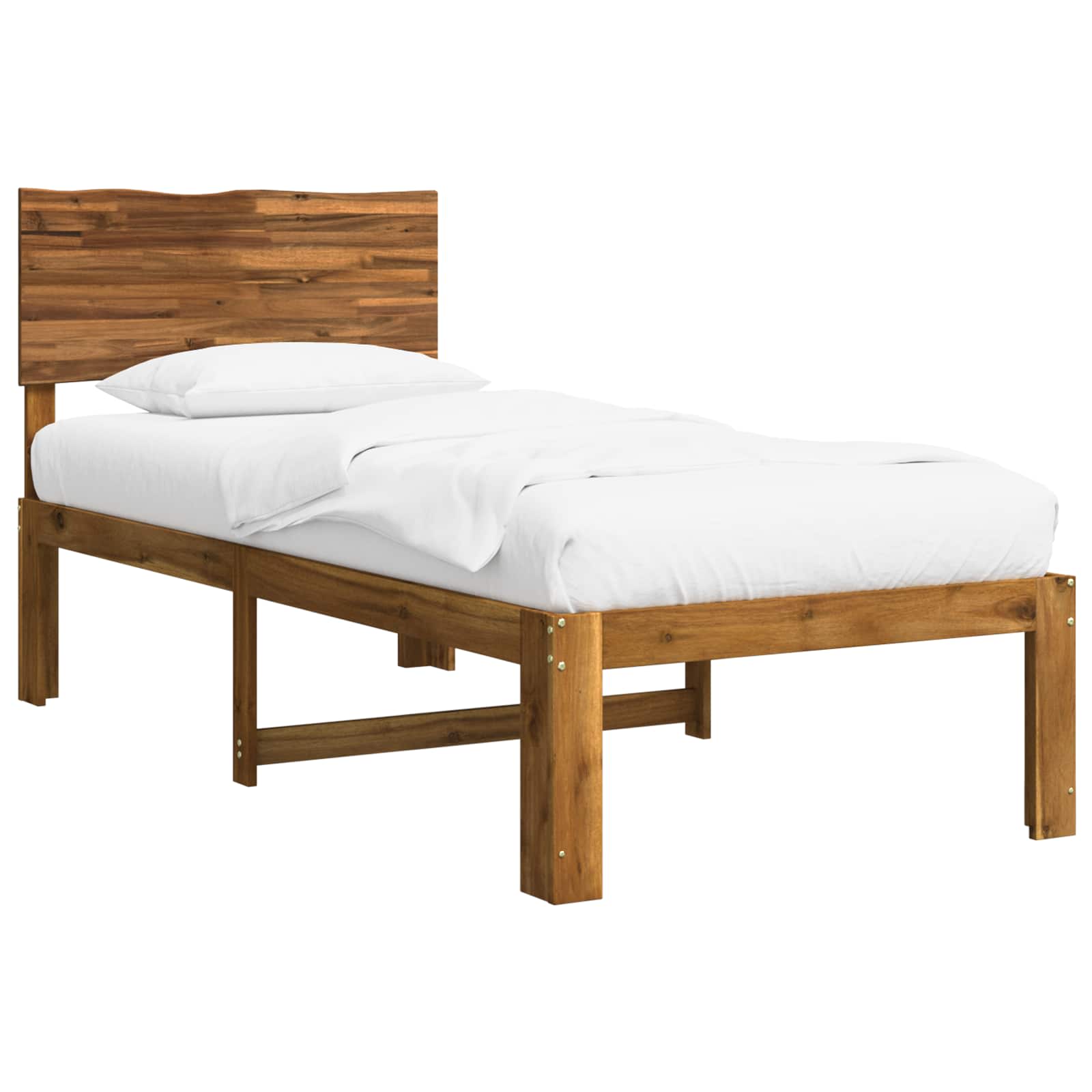 Timber Single Bed Frame Natural 90x190cm