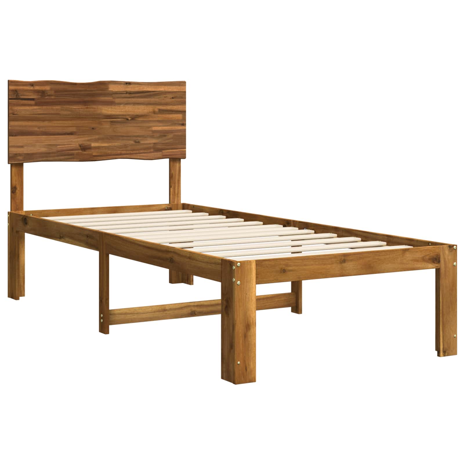 Timber Single Bed Frame Natural 90x190cm