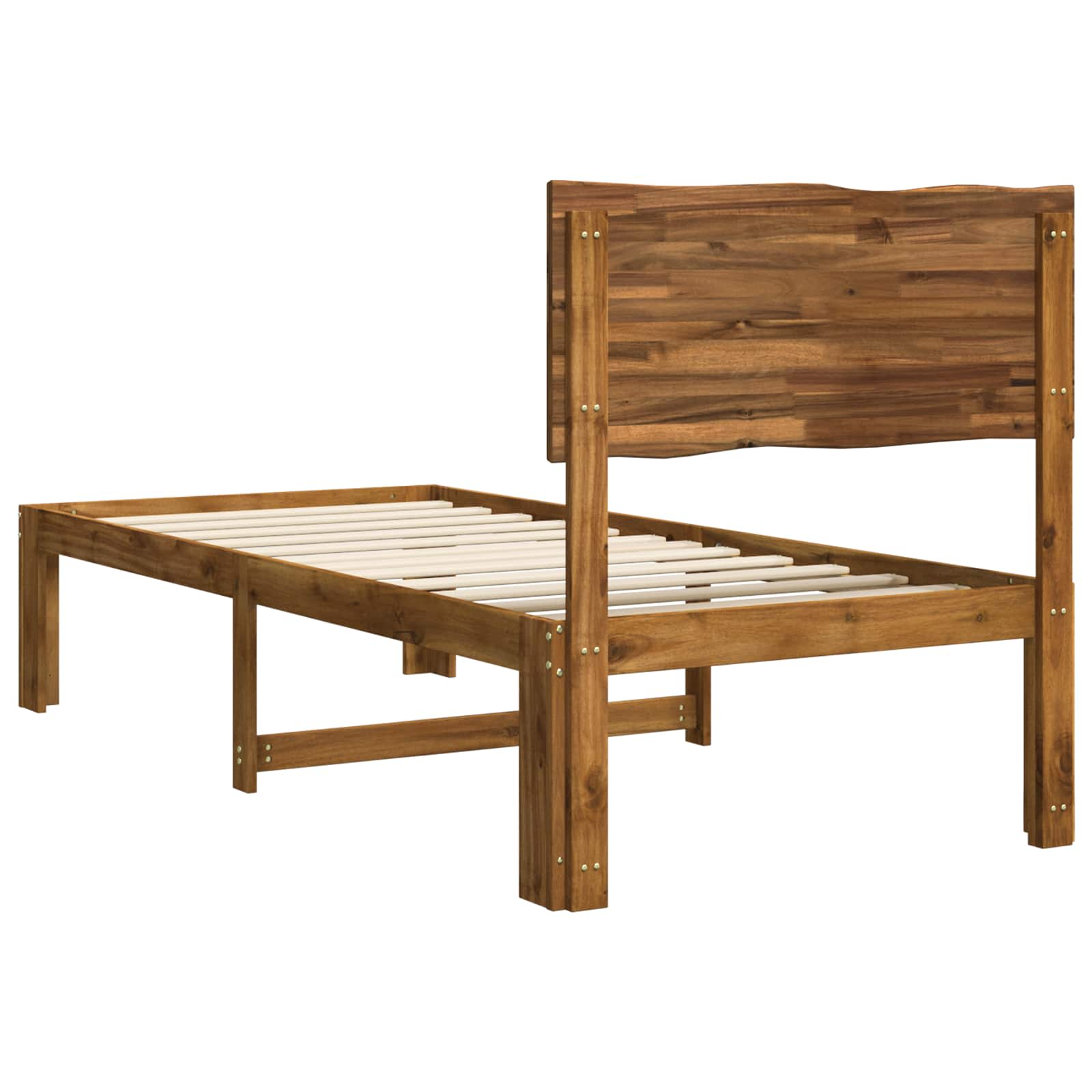 Timber Single Bed Frame Natural 90x190cm