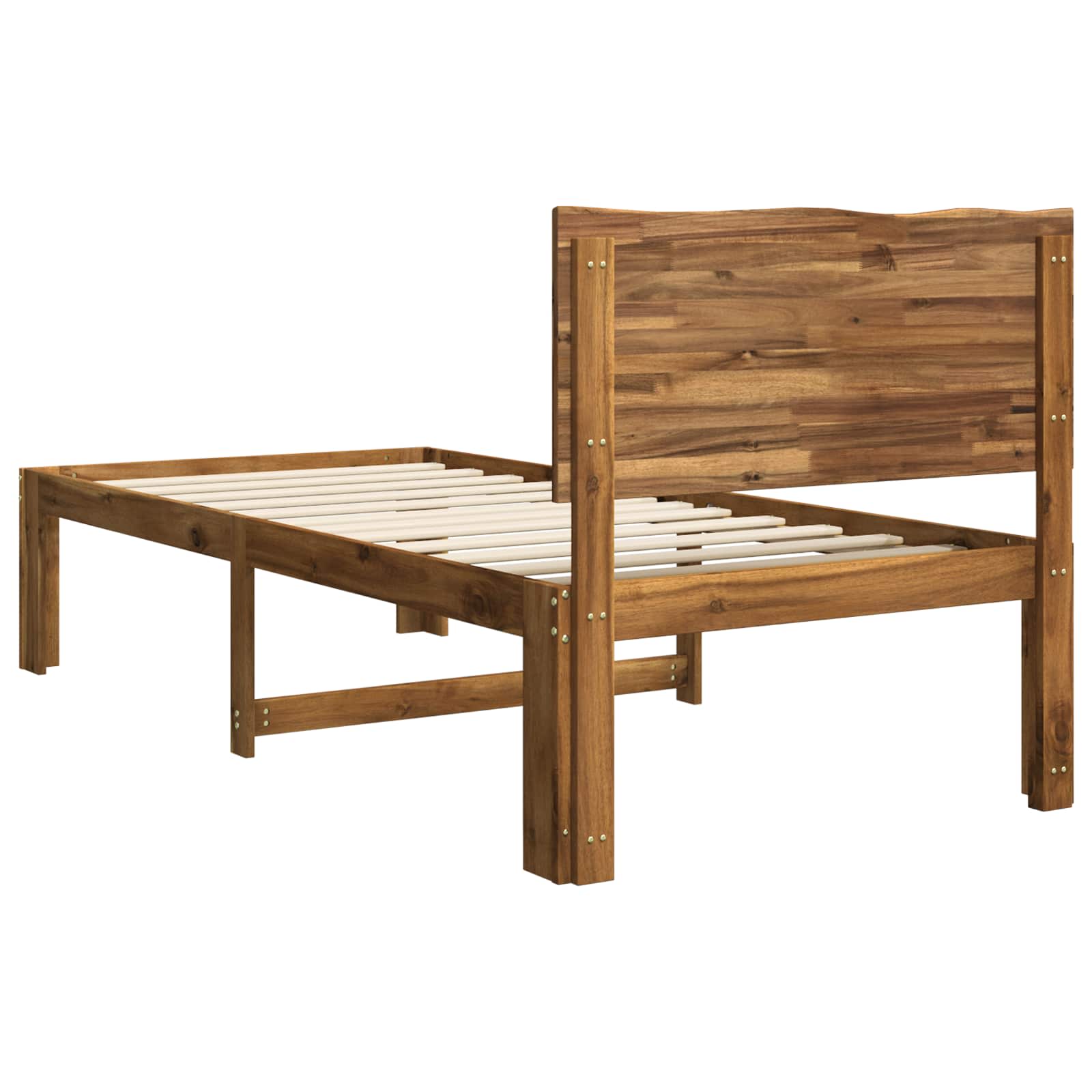 Single Bed Frame Natural Timber 90x190cm