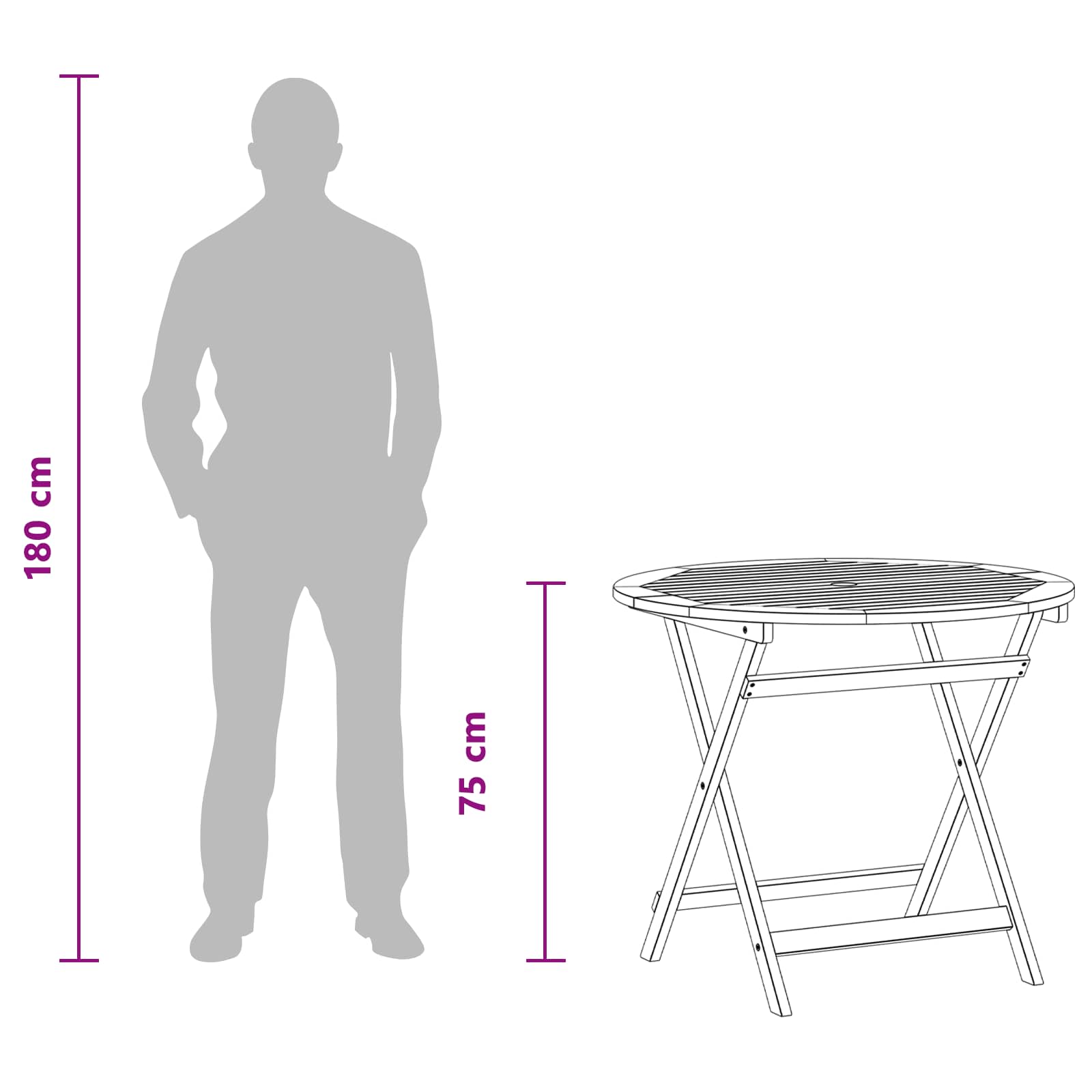 5pc Eucalyptus Outdoor Furniture Set | Simpledeals