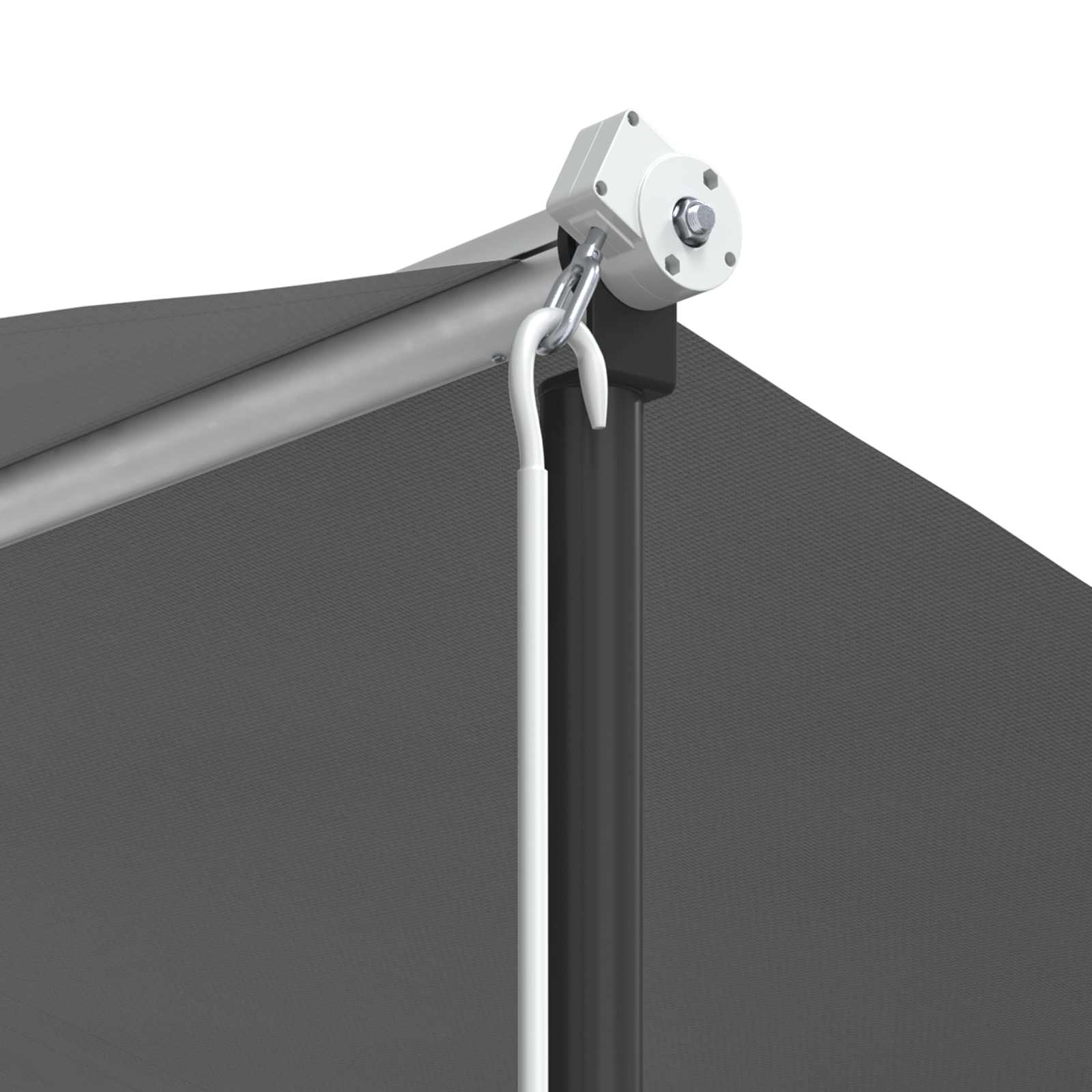 Free Standing Awning 5x3m Grey Polyester | Simpledeals