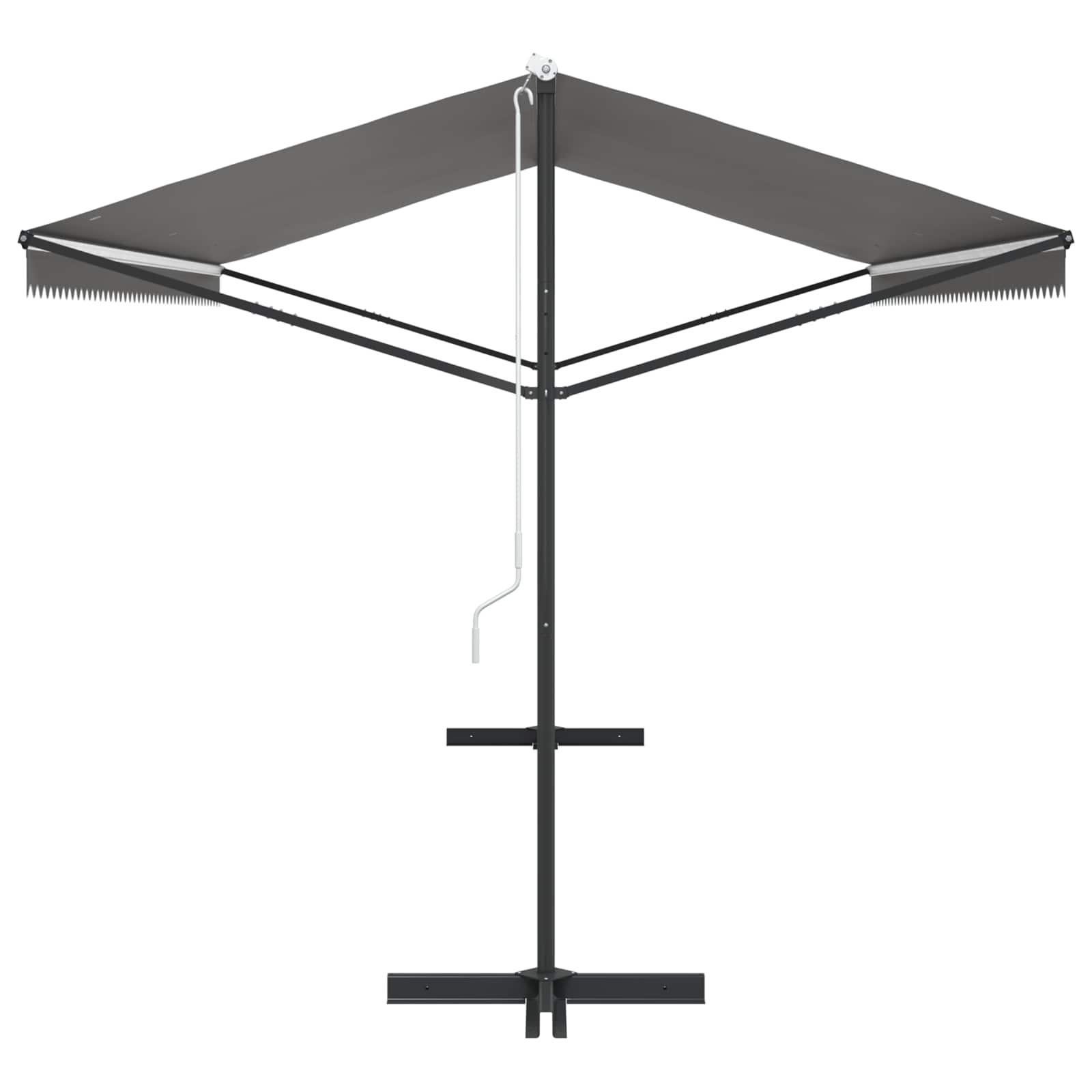 Free Standing Awning 5x3m Grey Polyester | Simpledeals